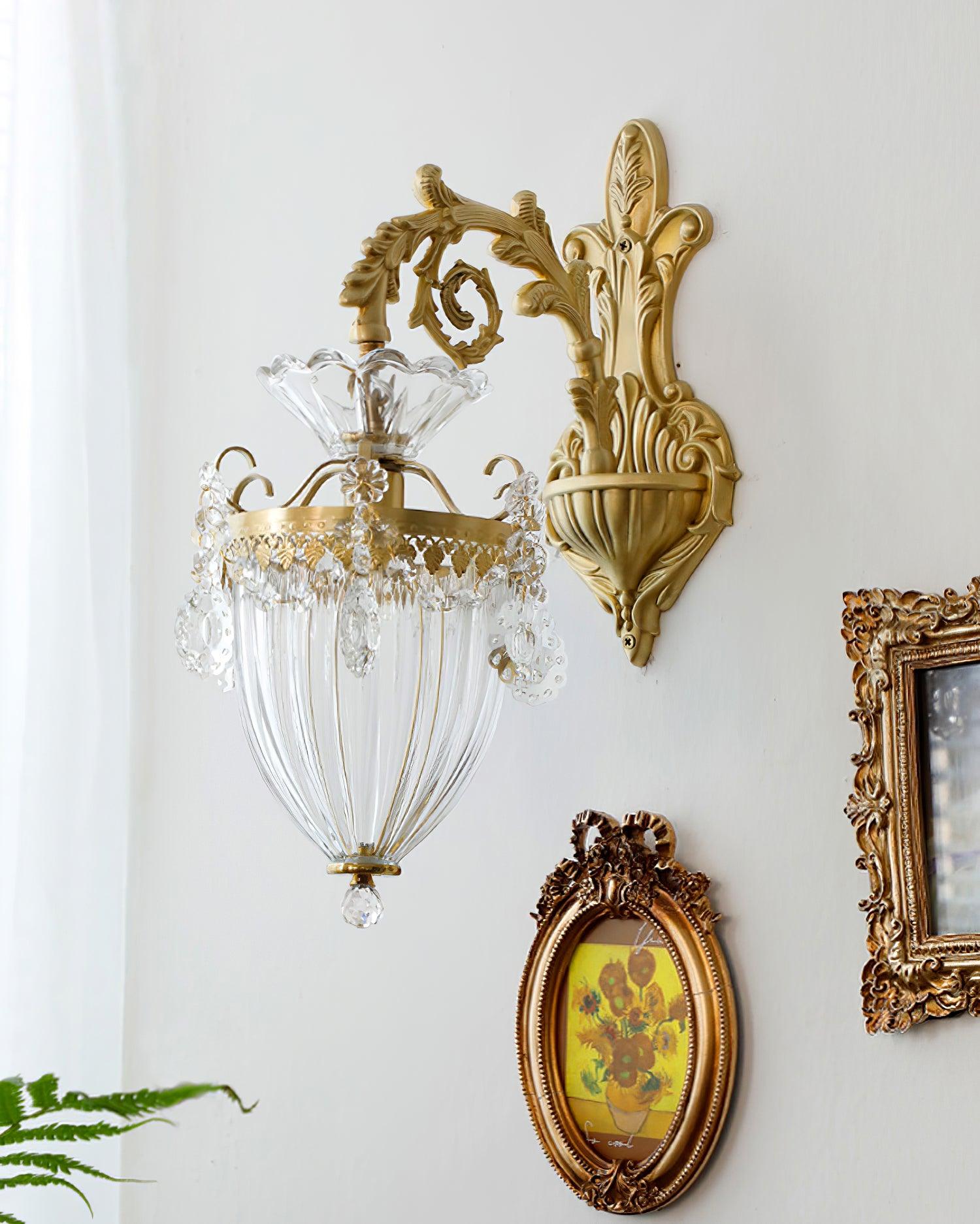 Elosia Gold Double Wall Lamp - Letslighting