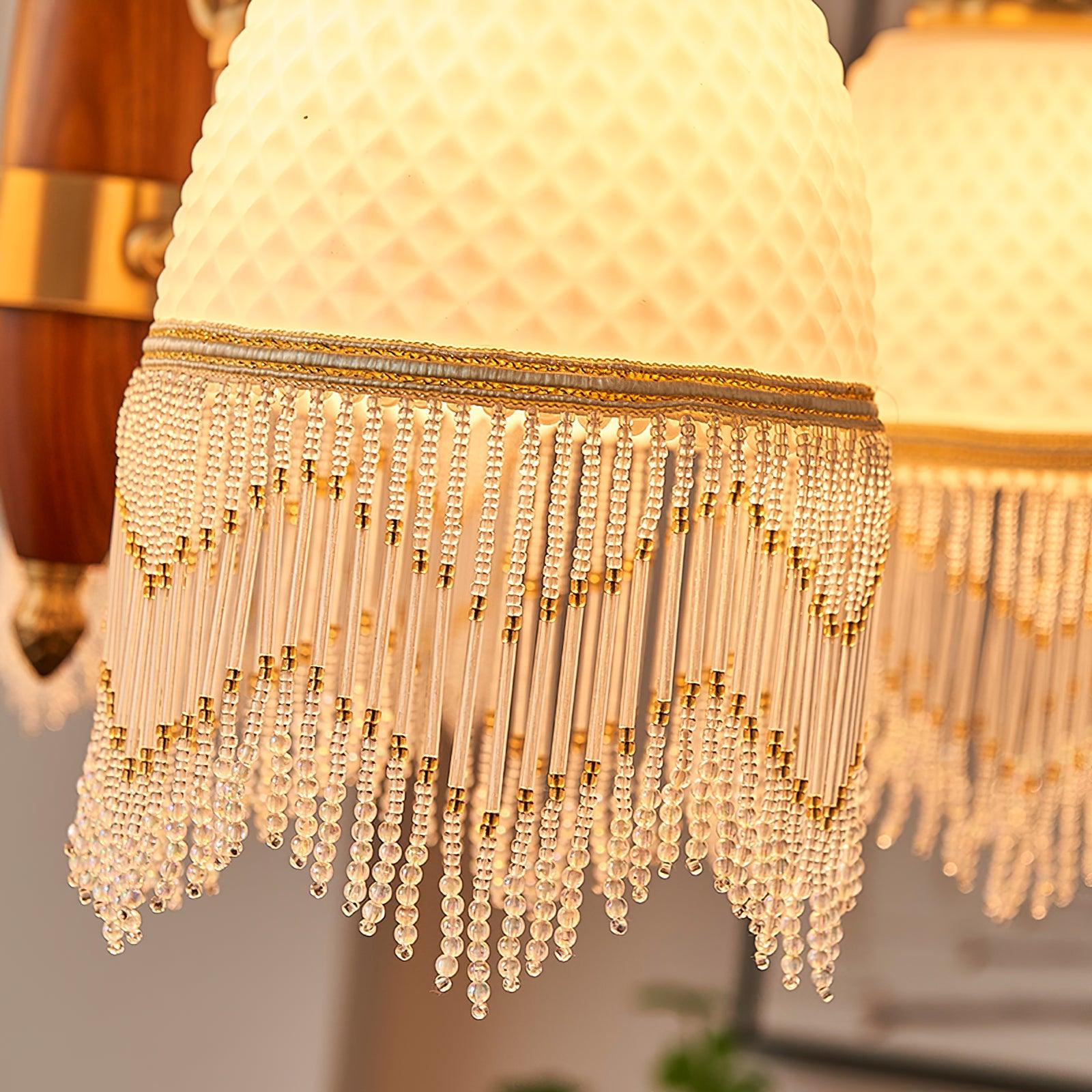 Aurora Chandelier Tassel Glass Vintage - Letslighting