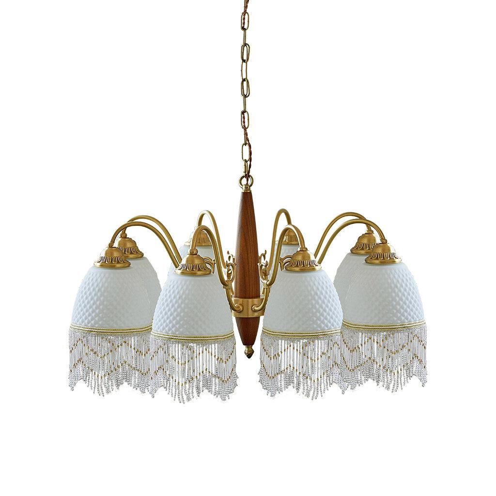 Aurora Chandelier Tassel Glass Vintage - Letslighting