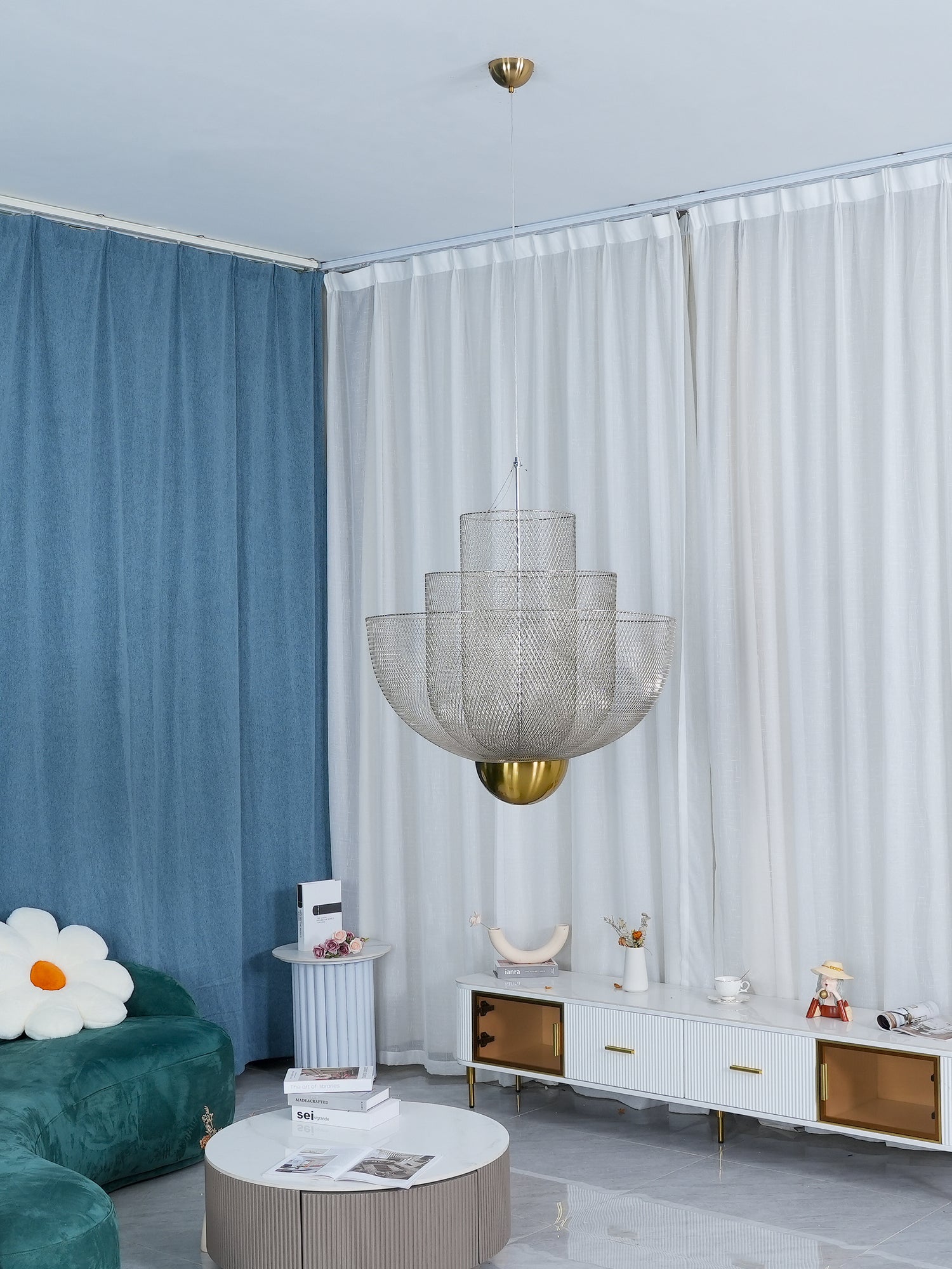 Lustra Chandelier Meshmatics Hanging Radiant - Letslighting