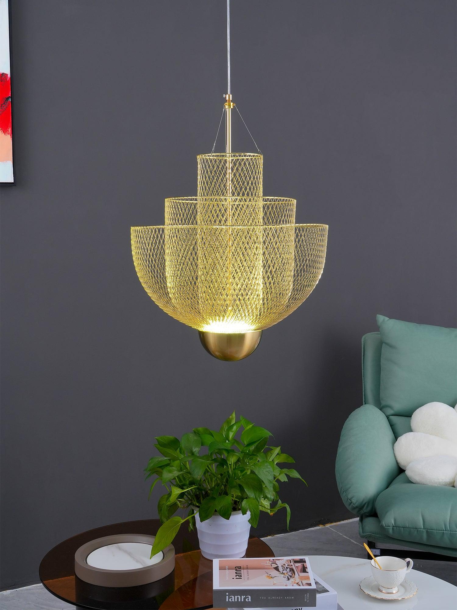 Lustra Chandelier Meshmatics Hanging Radiant - Letslighting