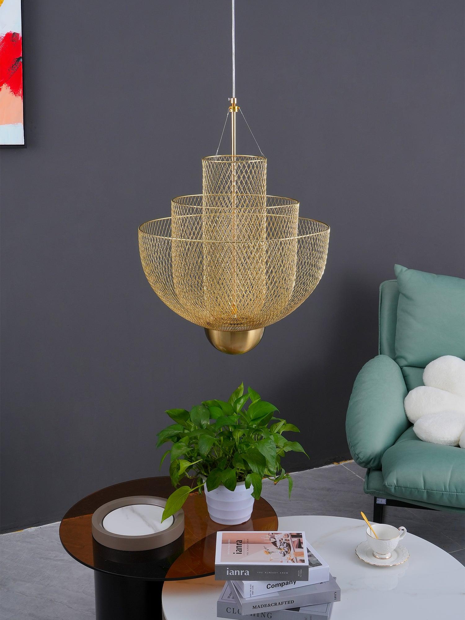 Lustra Chandelier Meshmatics Hanging Radiant - Letslighting