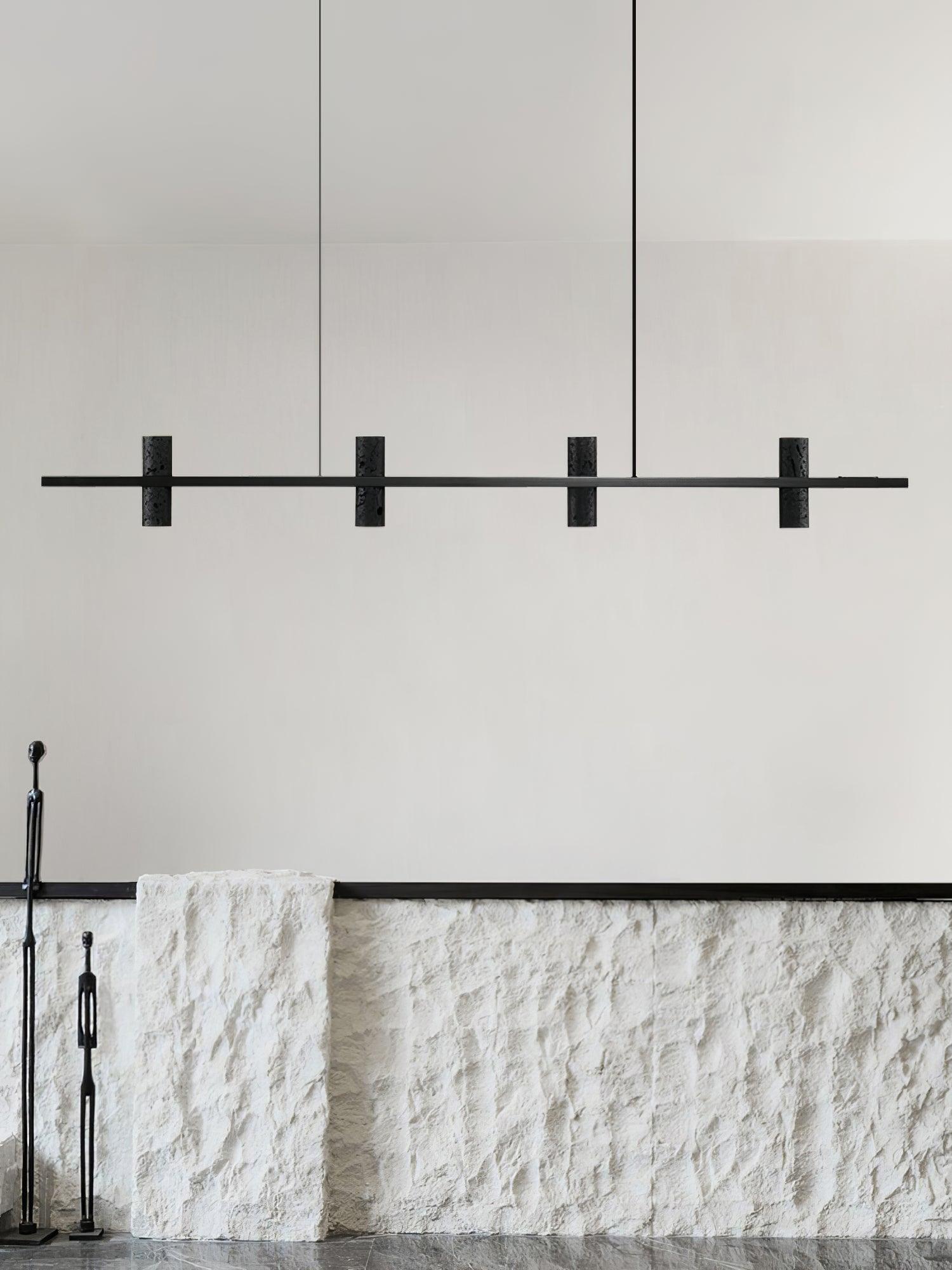 Aurora Pendant Lamp Parallel Stone Minimalist - Letslighting