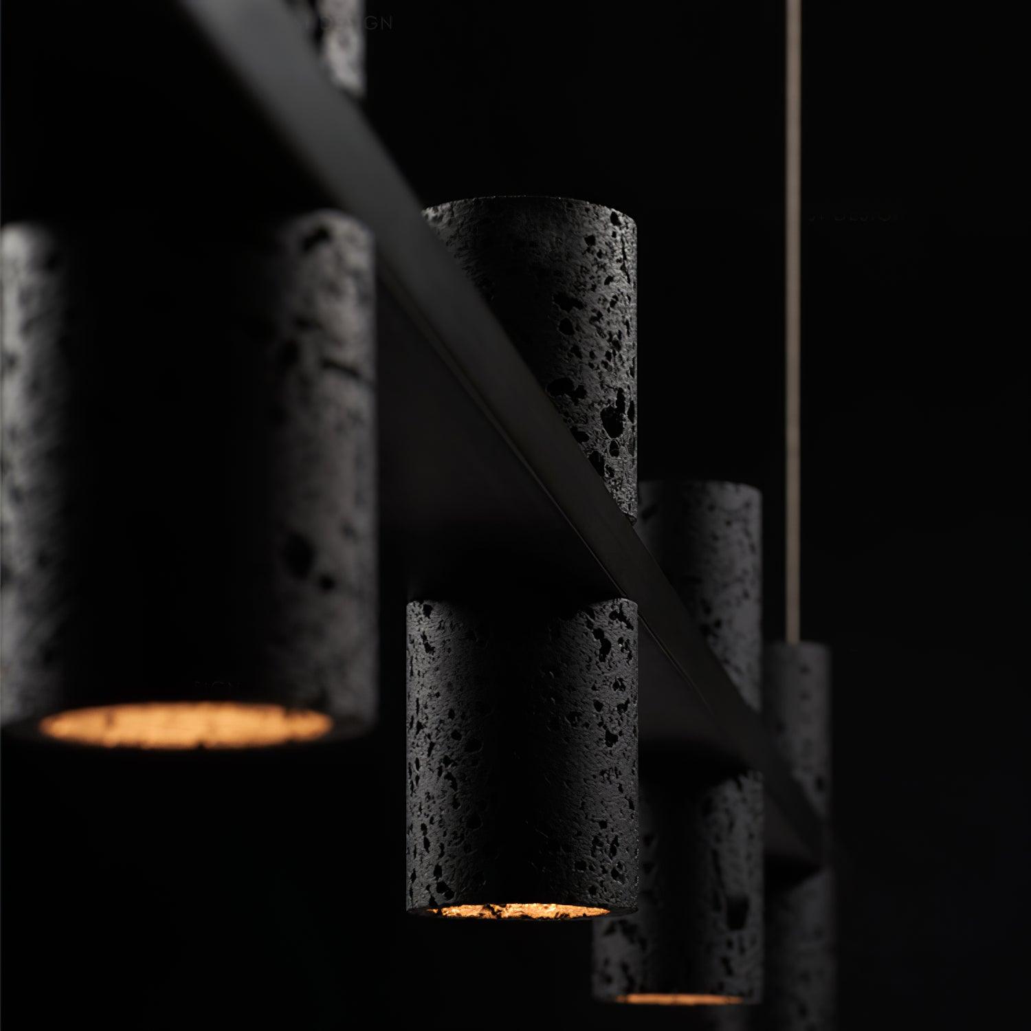 Aurora Pendant Lamp Parallel Stone Minimalist - Letslighting
