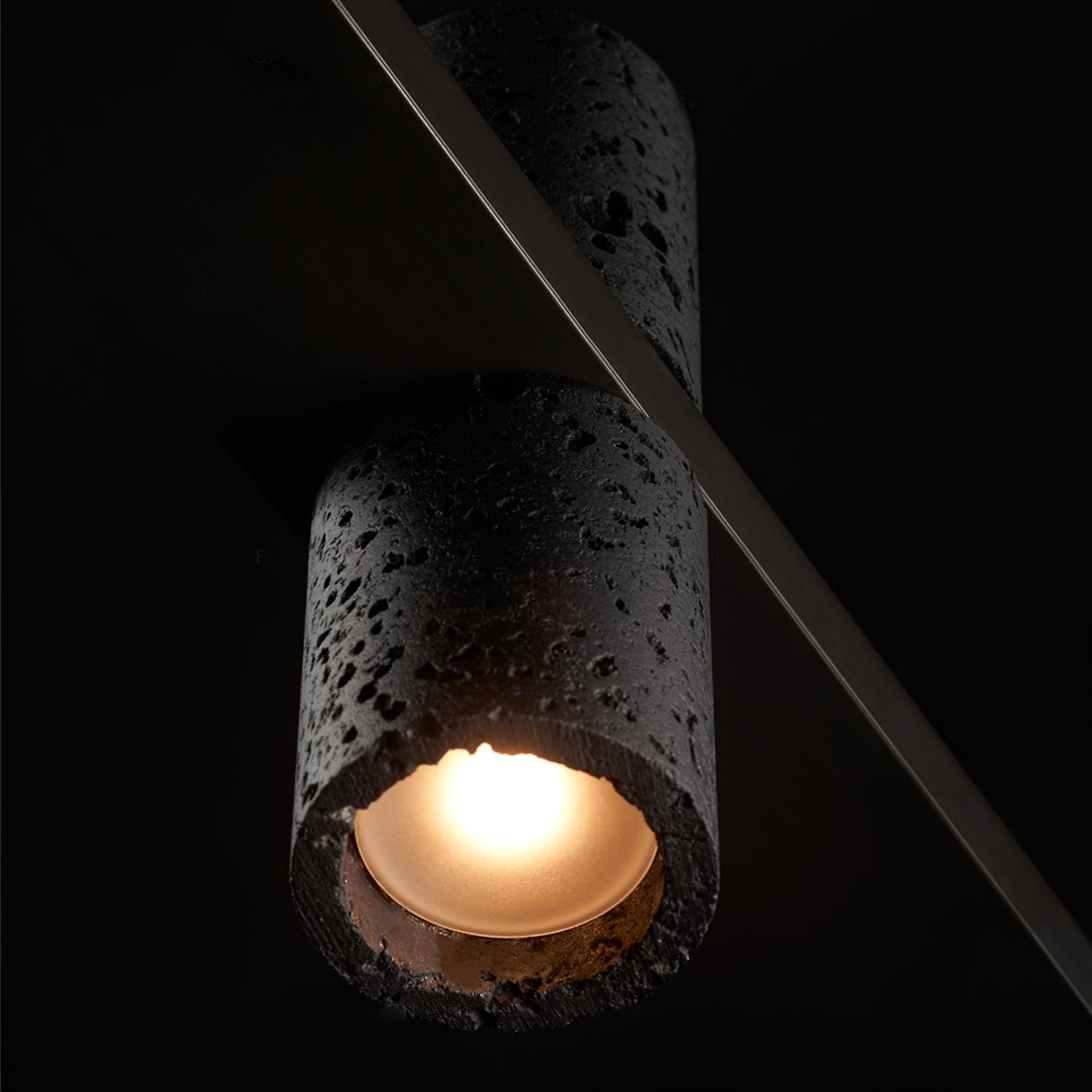 Aurora Pendant Lamp Parallel Stone Minimalist - Letslighting