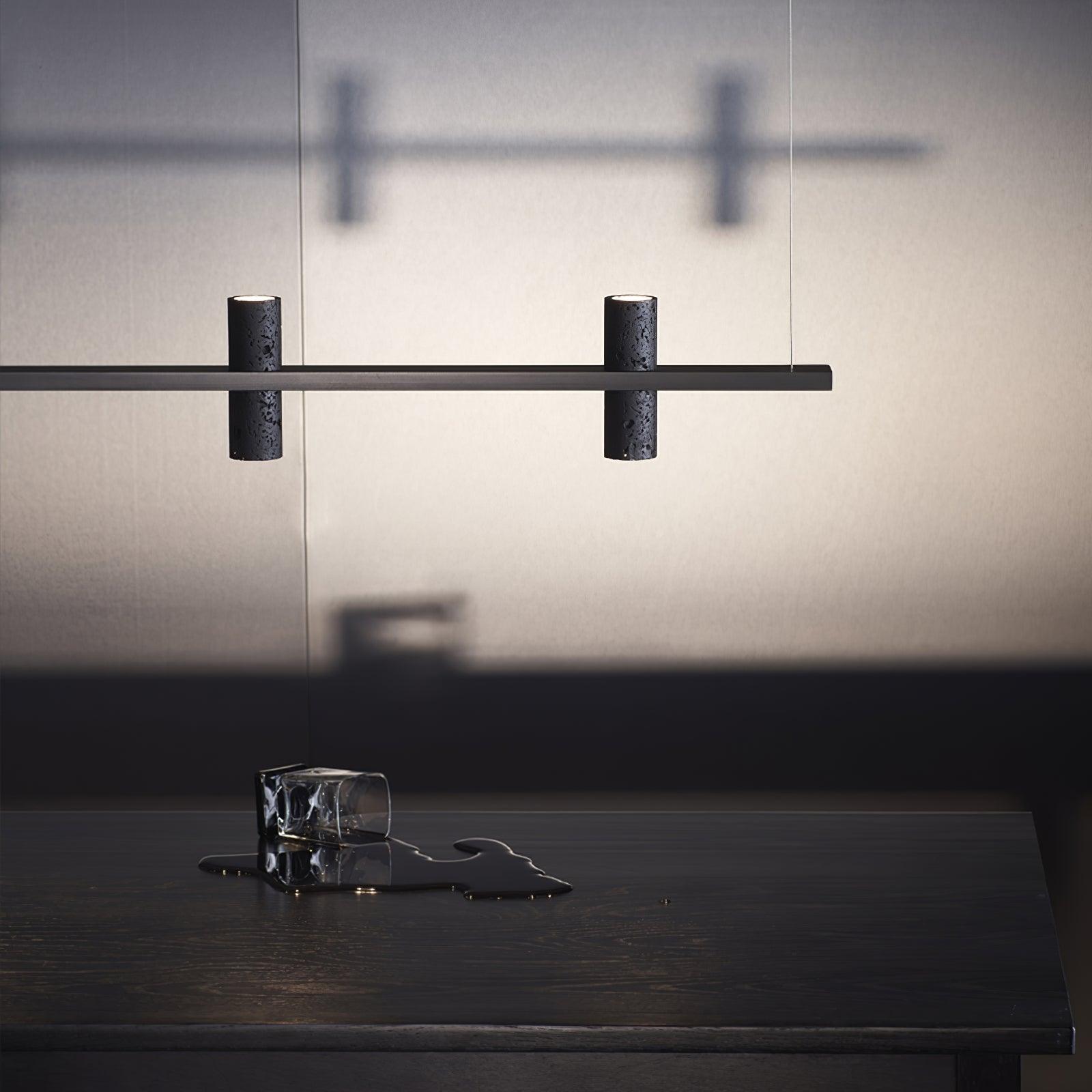 Aurora Pendant Lamp Parallel Stone Minimalist - Letslighting