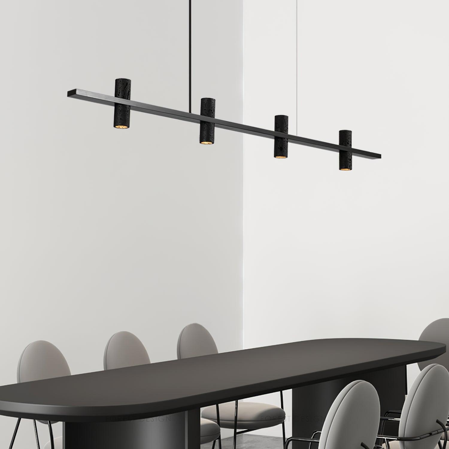 Aurora Pendant Lamp Parallel Stone Minimalist - Letslighting