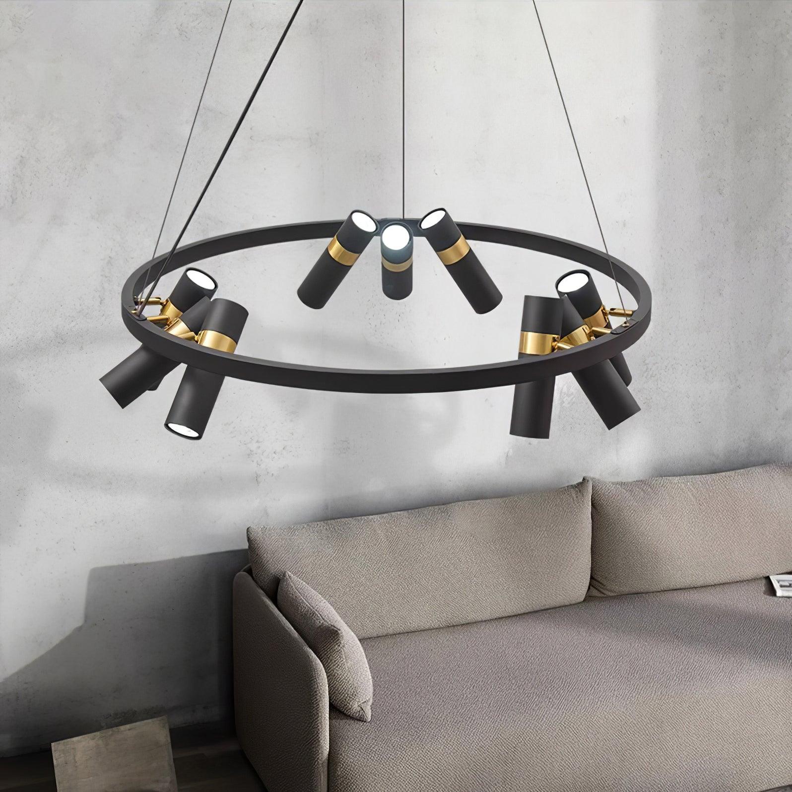 Nova Industrial Acrylic Chandelier - Letslighting