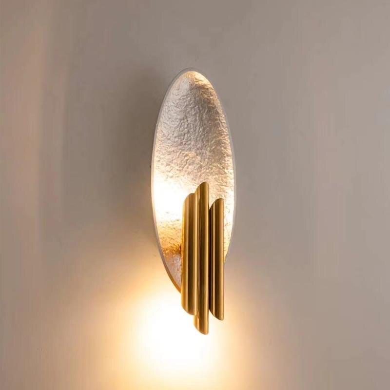 Lustra Wall Sconce Gold Black Minimalist - Letslighting
