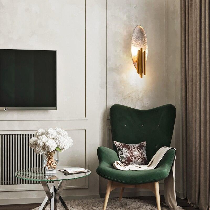 Lustra Wall Sconce Gold Black Minimalist - Letslighting