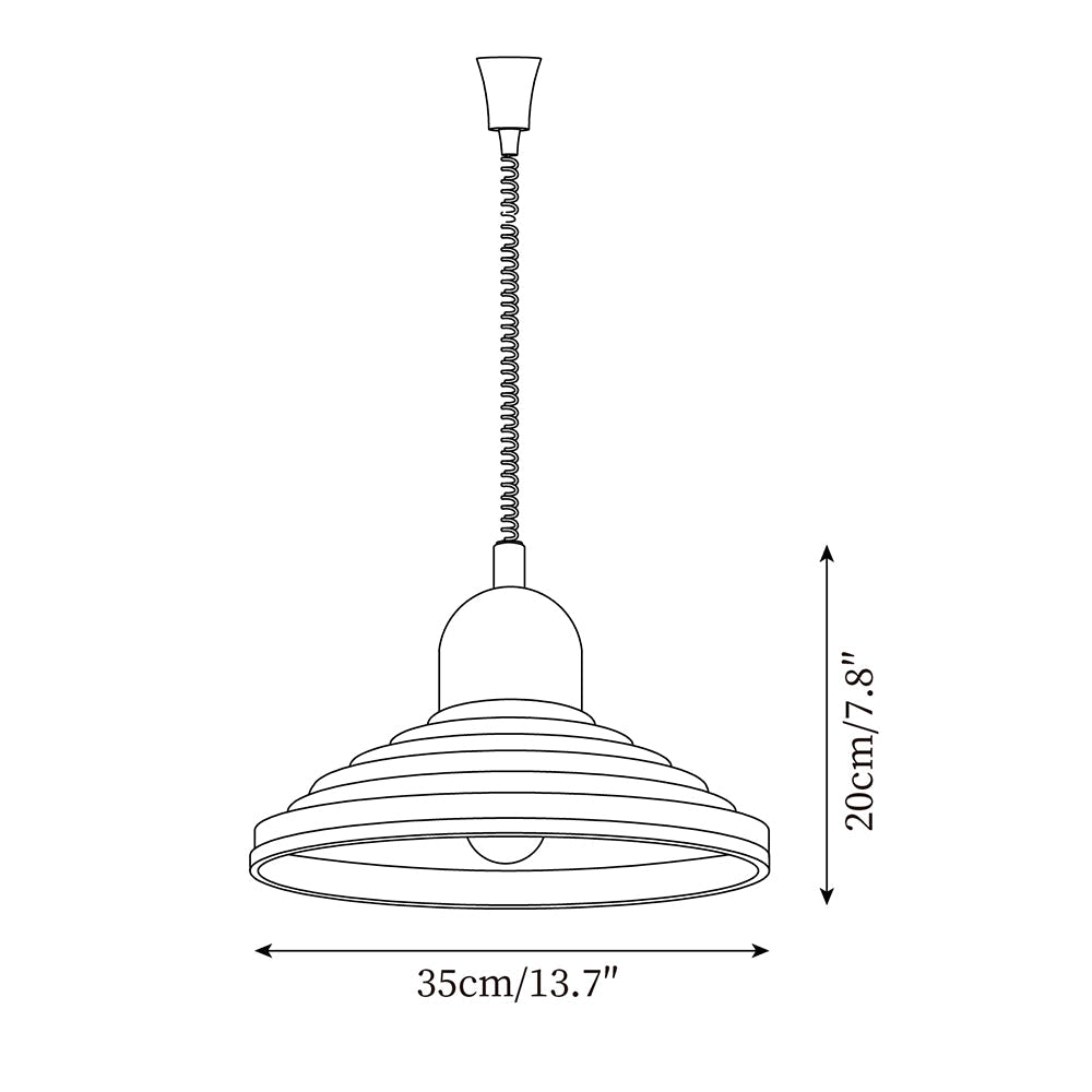 owa Pendant Lamp Concentric Ring - Letslighting