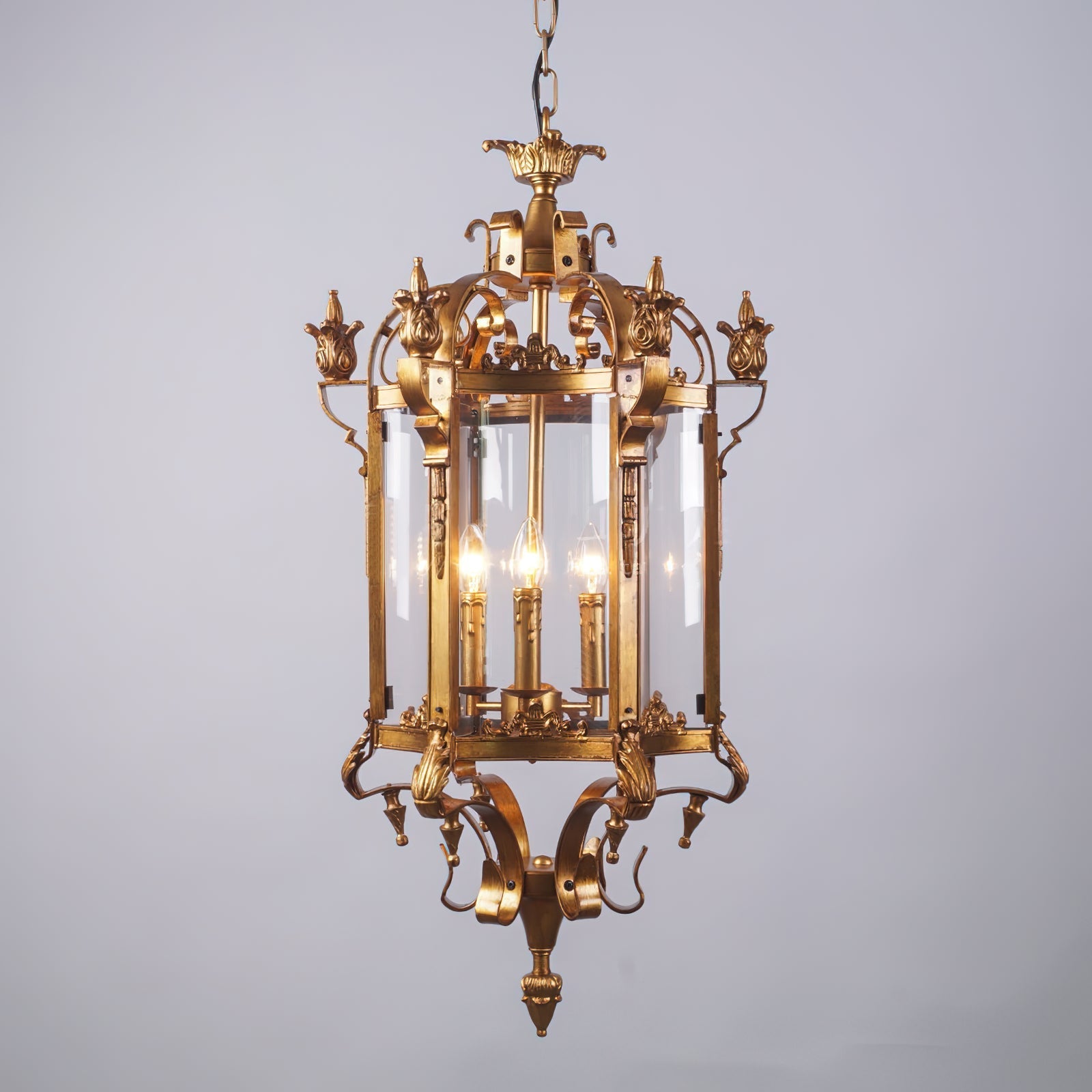 Ardorion Vintage Luxury Glass Lantern Chandelier - Letslighting