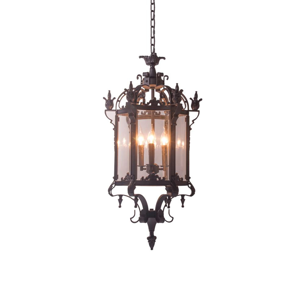 Ardorion Vintage Luxury Glass Lantern Chandelier - Letslighting