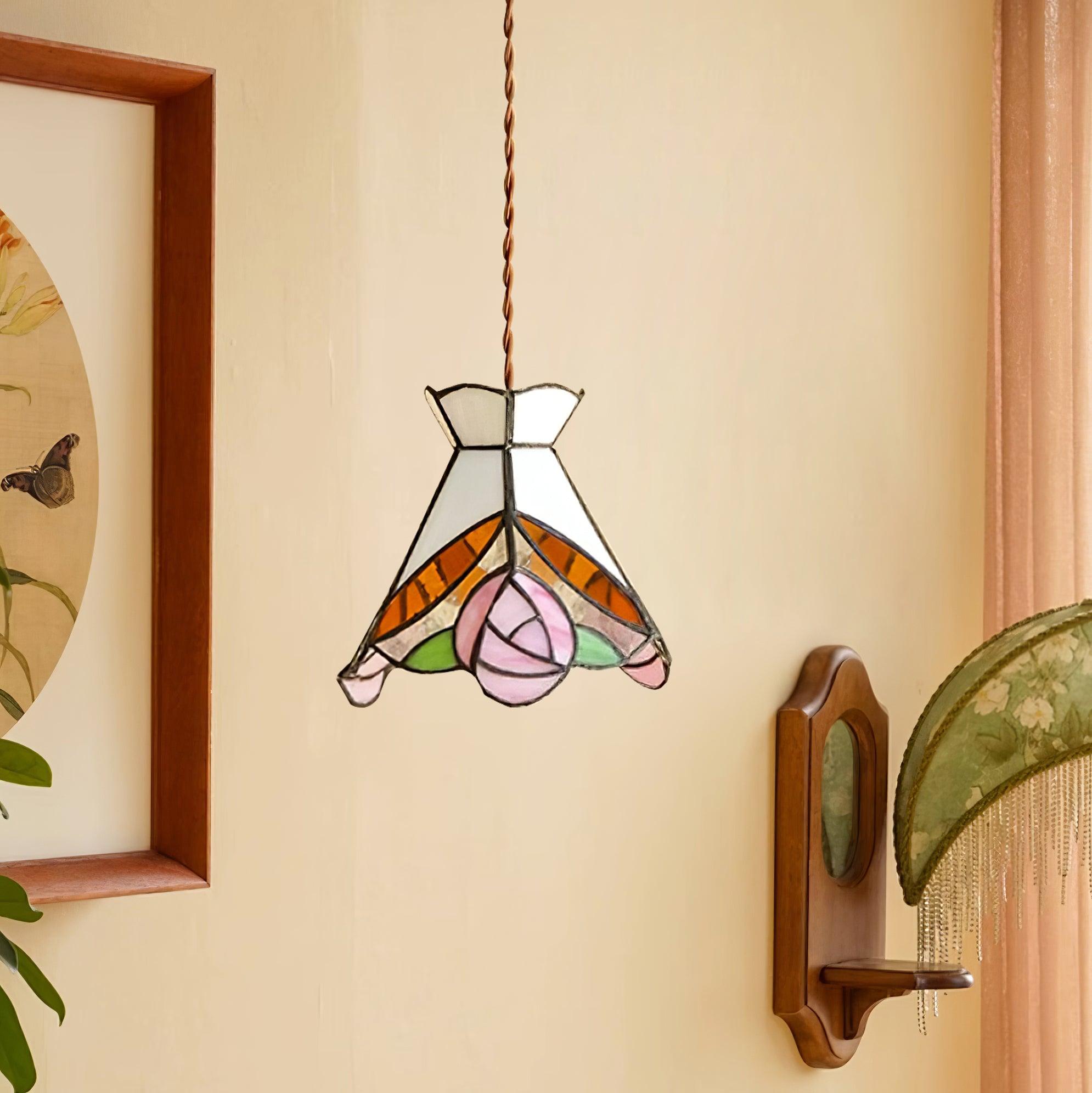 Tiffany Rose Pendant Light - Letslighting