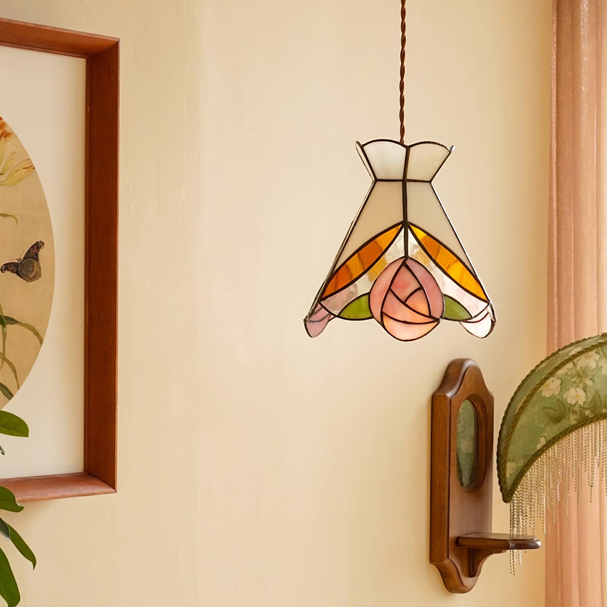 Tiffany Rose Pendant Light - Letslighting
