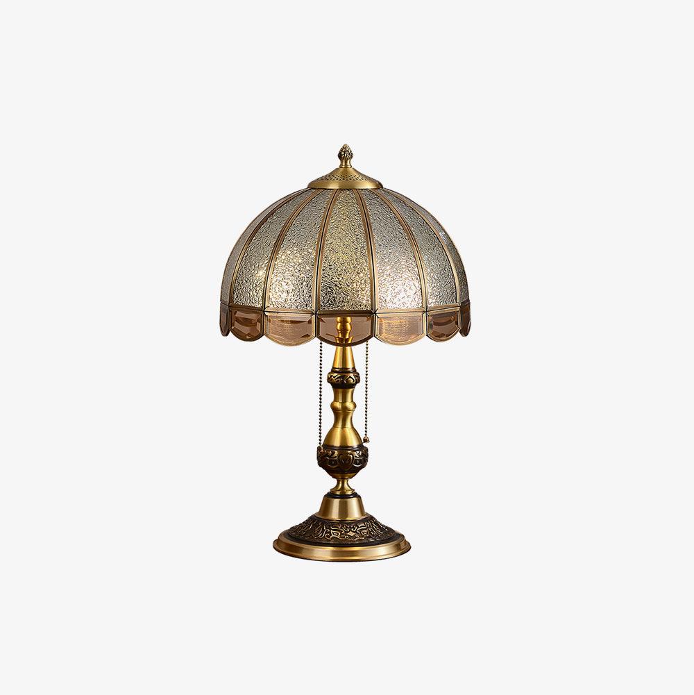 Brillix Brass & Glass Glam Table Lamp - Letslighting