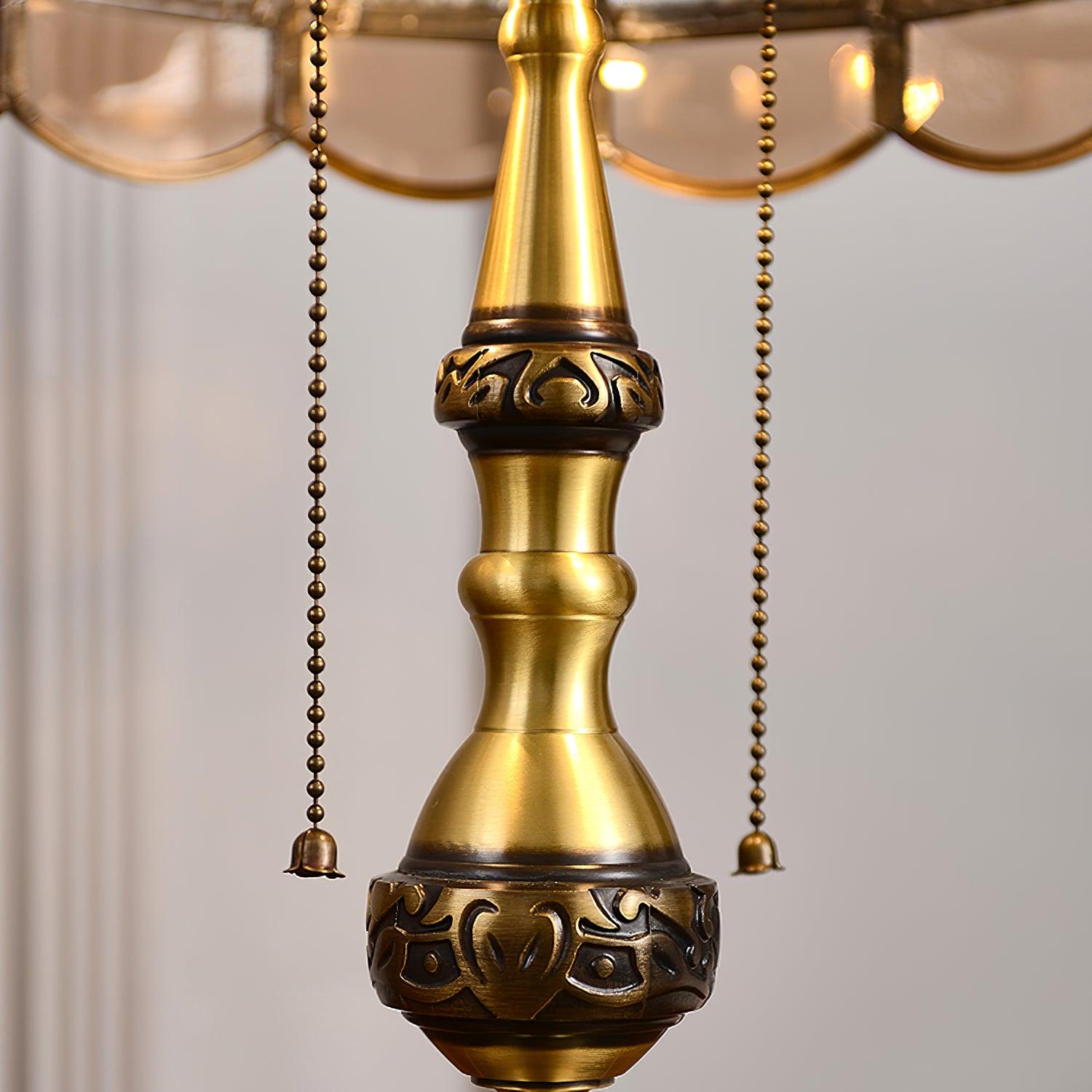 Brillix Brass & Glass Glam Table Lamp - Letslighting