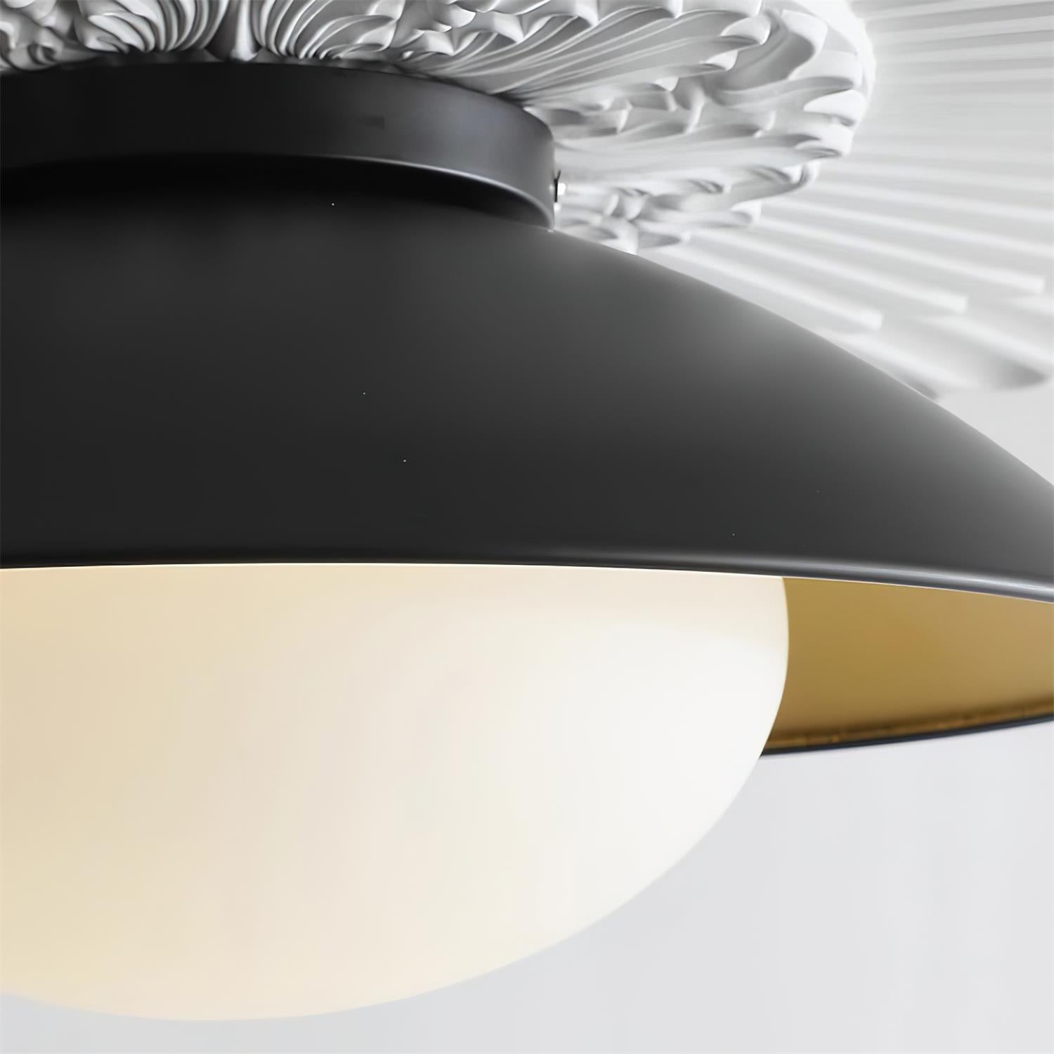 Ceiling Light Canopy Glass Globe Modern Minimalist - Letslighting