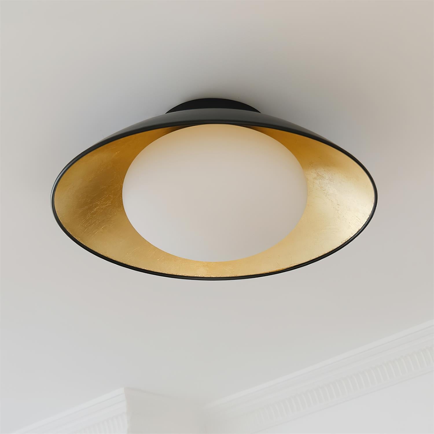 Ceiling Light Canopy Glass Globe Modern Minimalist - Letslighting