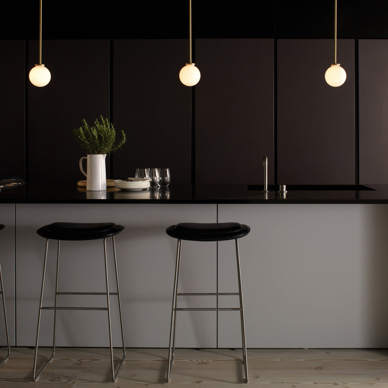 Nyrinis Modern Minimalist Cluster Brass Glass Chandelier - Letslighting