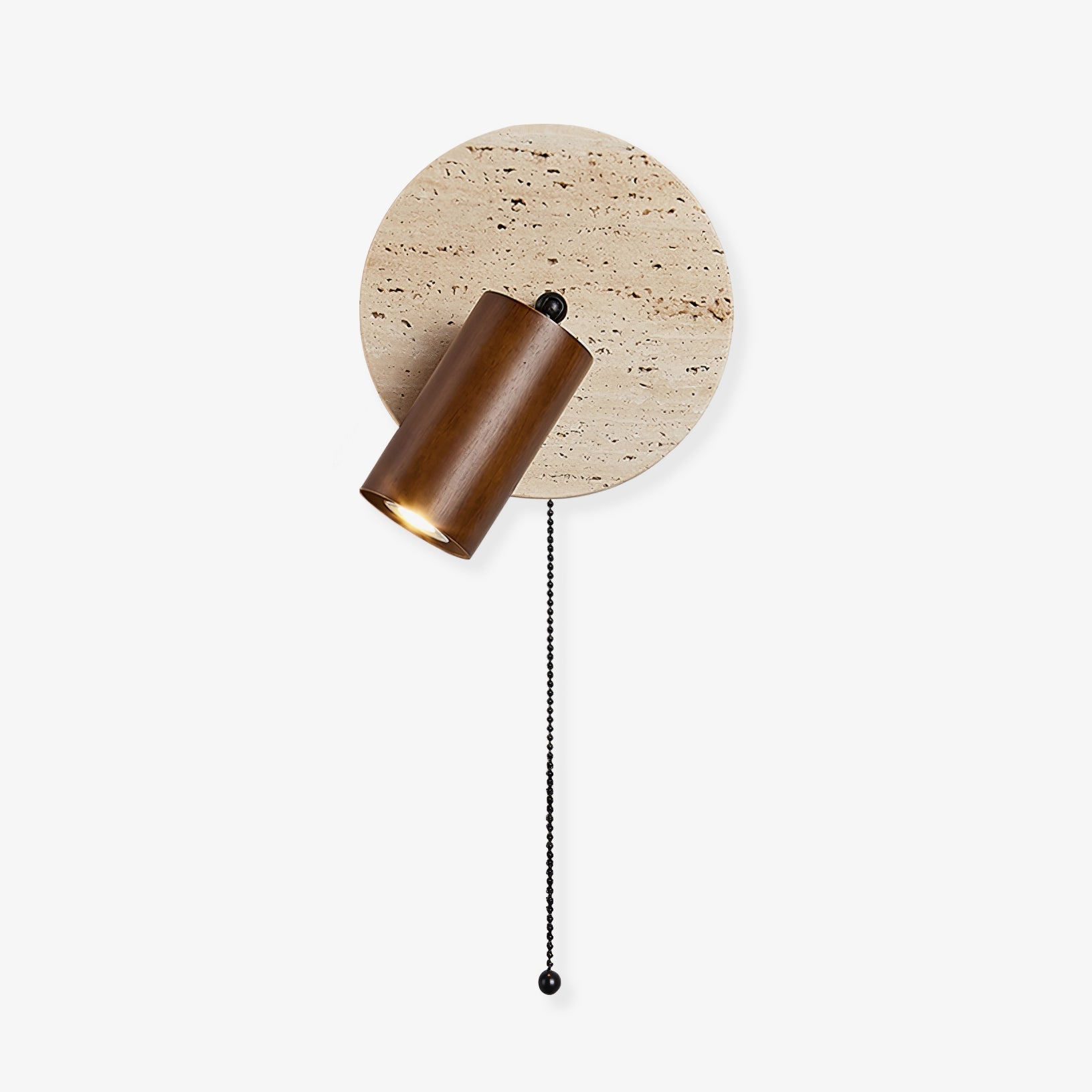 Evzoryra Disc Swing Travertine Wall Light - Letslighting