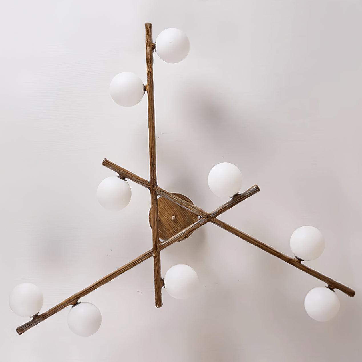 Wooden Branch Ceiling Light - Letslighting