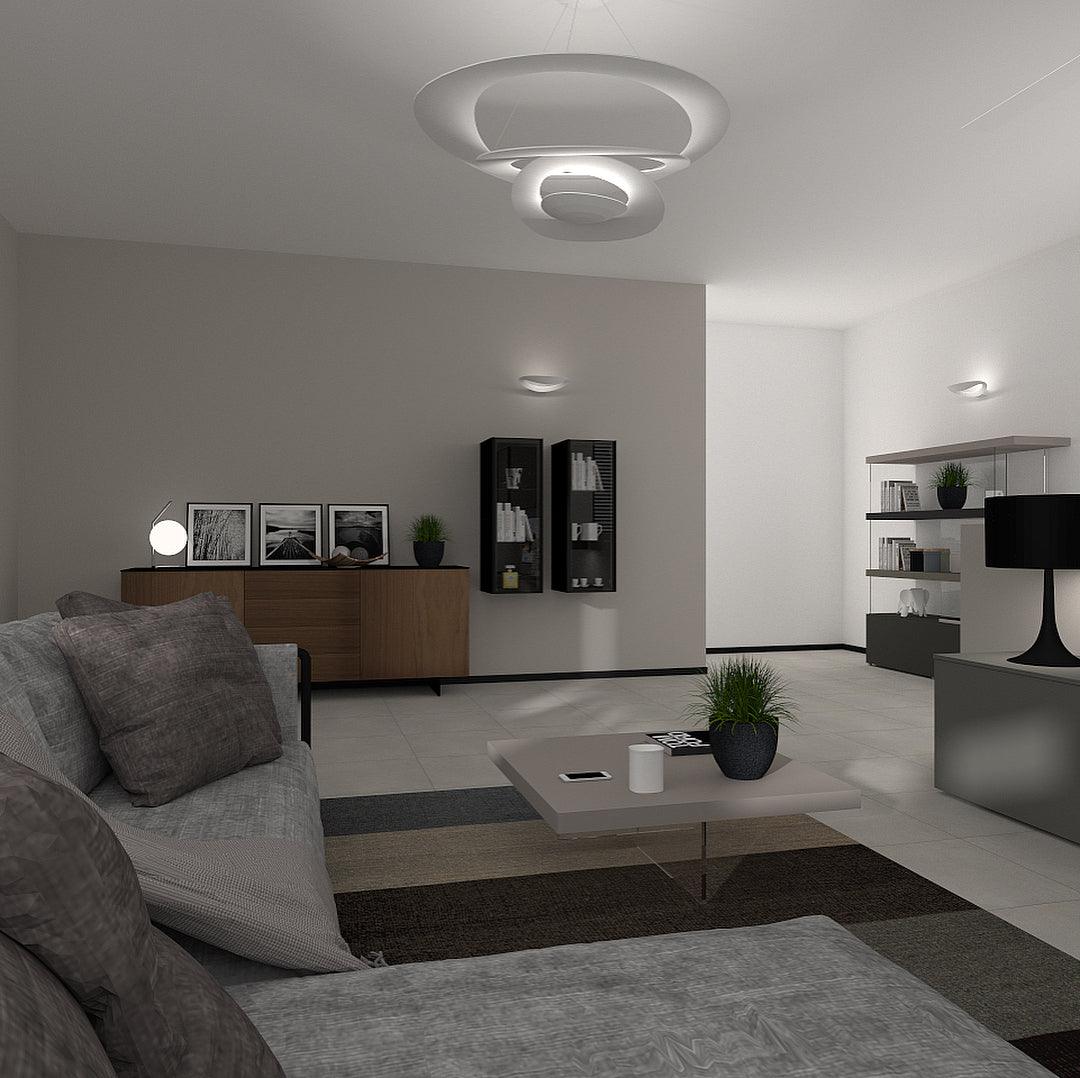 Micro LED Chandelier LED Swirl Rings - Letslighting
