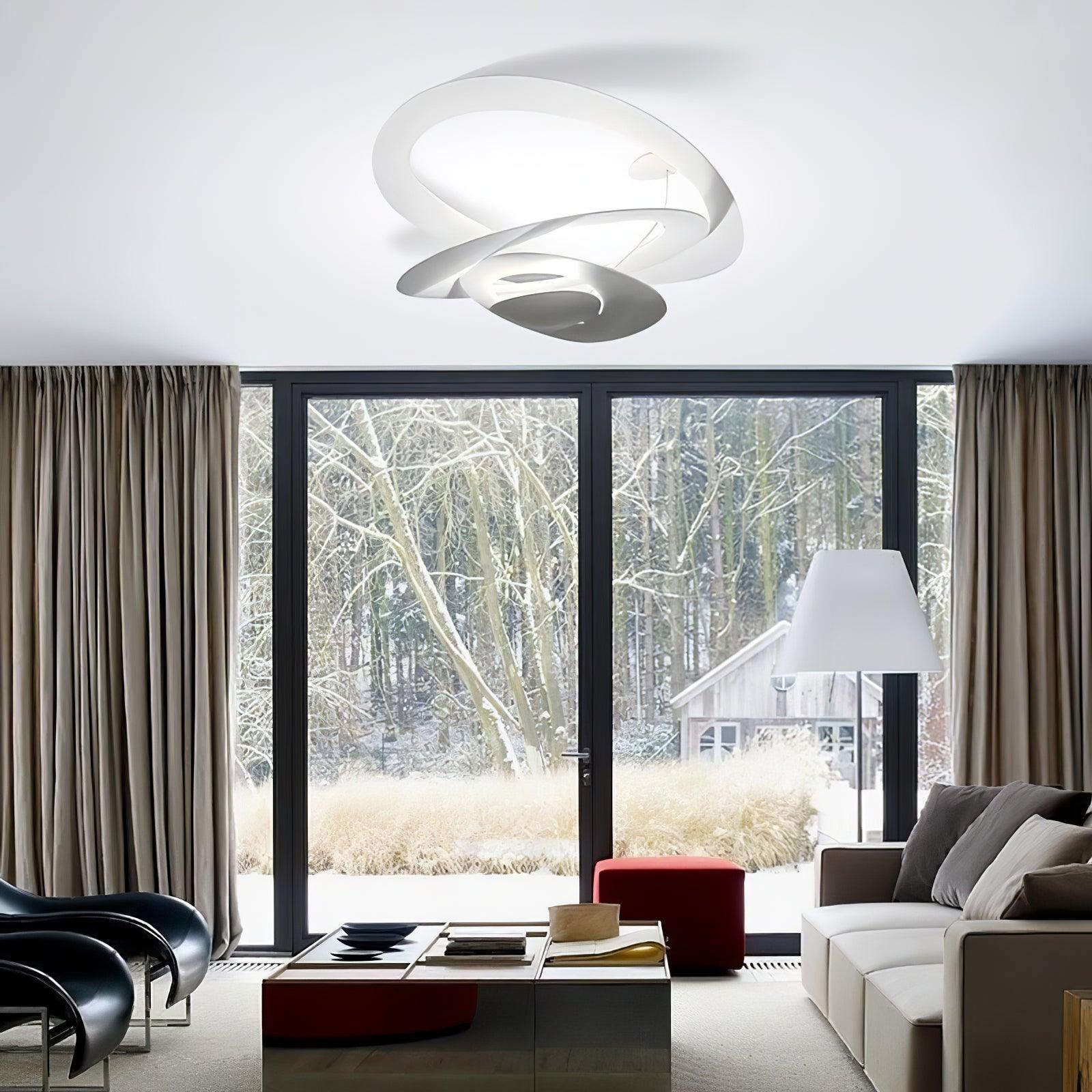 Micro LED Chandelier LED Swirl Rings - Letslighting