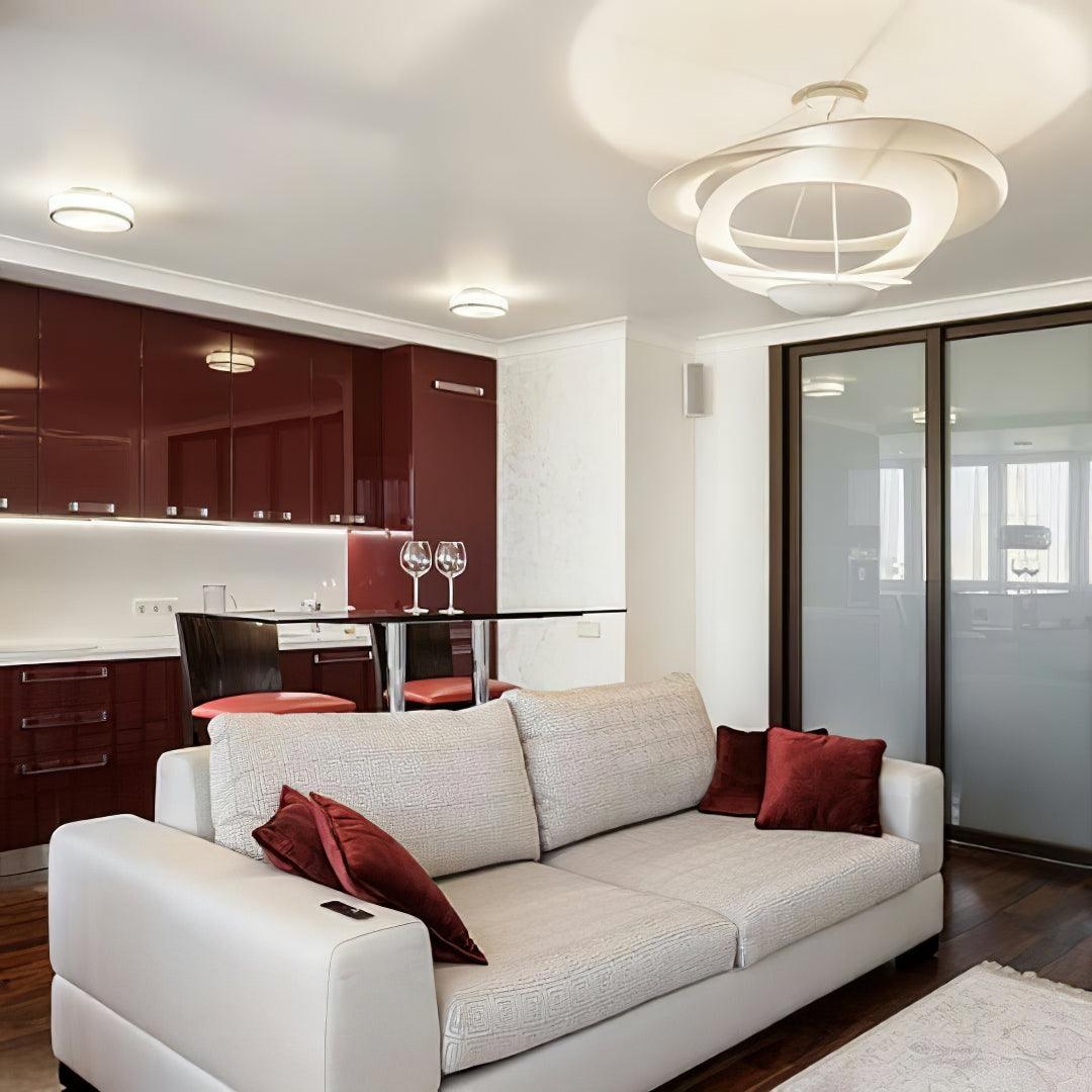 Micro LED Chandelier LED Swirl Rings - Letslighting