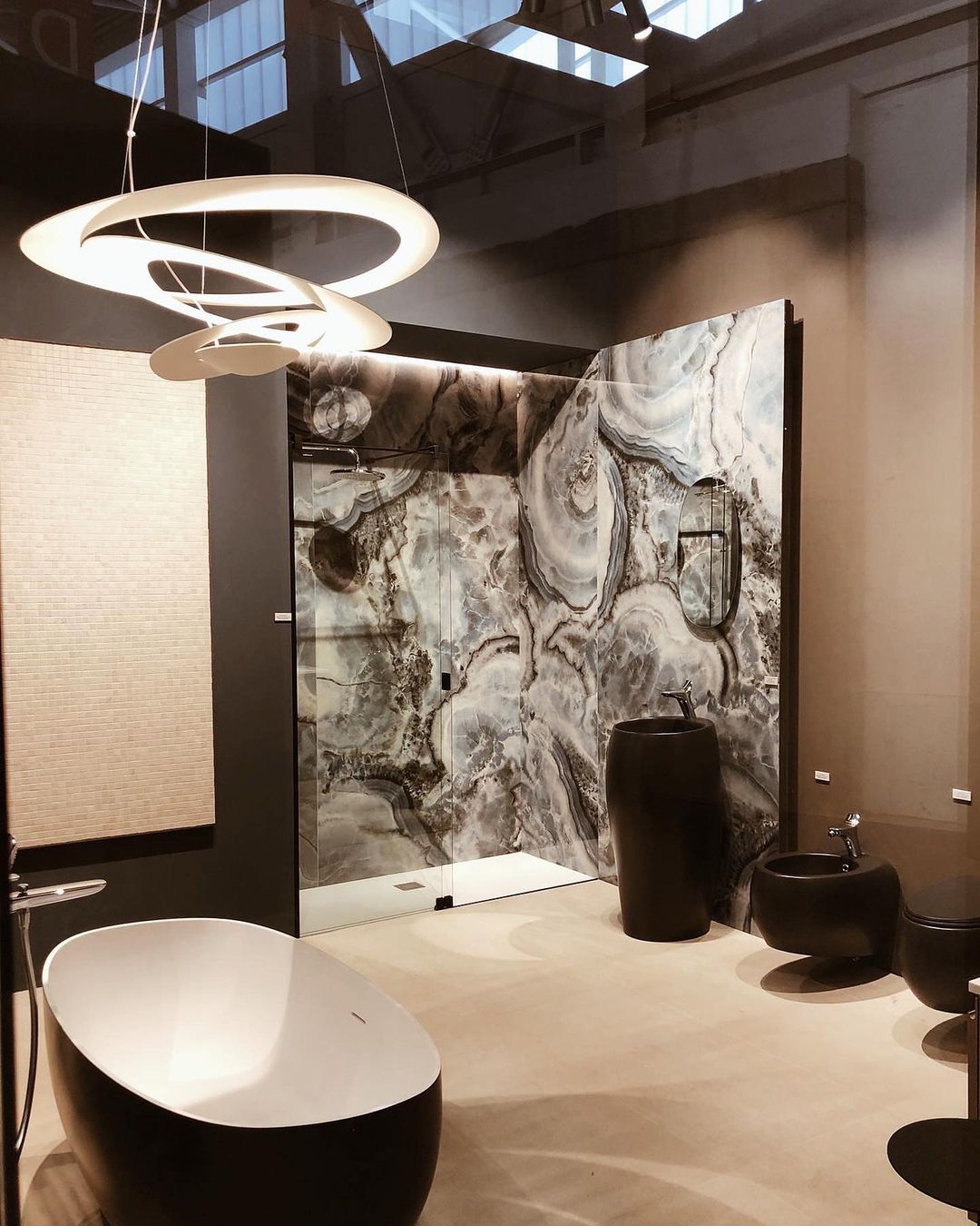 Micro LED Chandelier LED Swirl Rings - Letslighting
