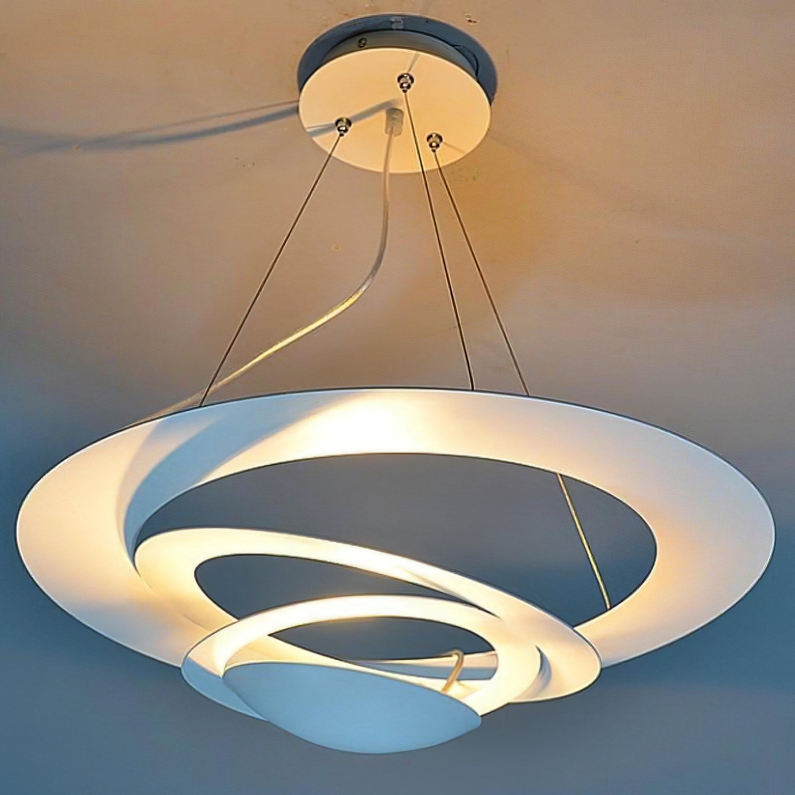 Micro LED Chandelier LED Swirl Rings - Letslighting