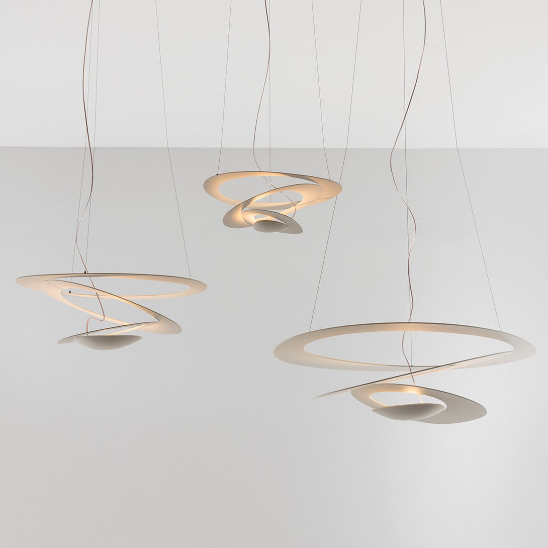 Micro LED Chandelier LED Swirl Rings - Letslighting