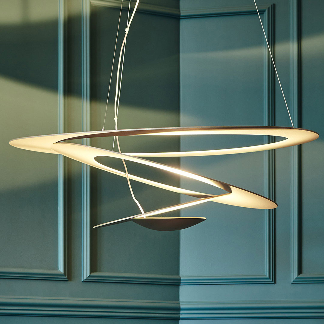 Micro LED Chandelier LED Swirl Rings - Letslighting