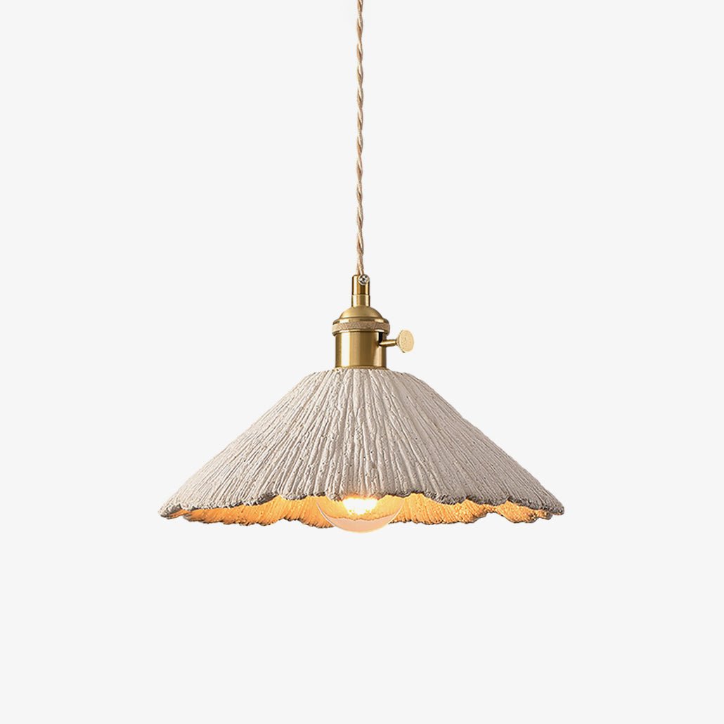 Avi Textured Pendant Lights Cement