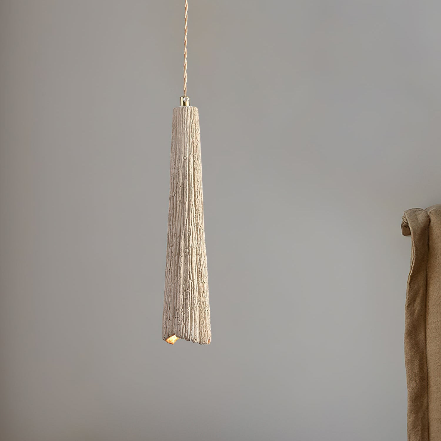 Avi Textured Pendant Lights Cement