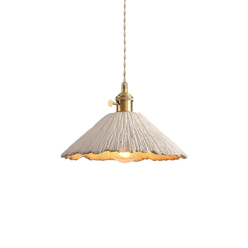 Avi Textured Pendant Lights Cement