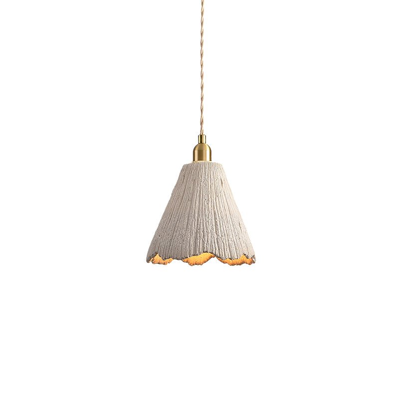Avi Textured Pendant Lights Cement