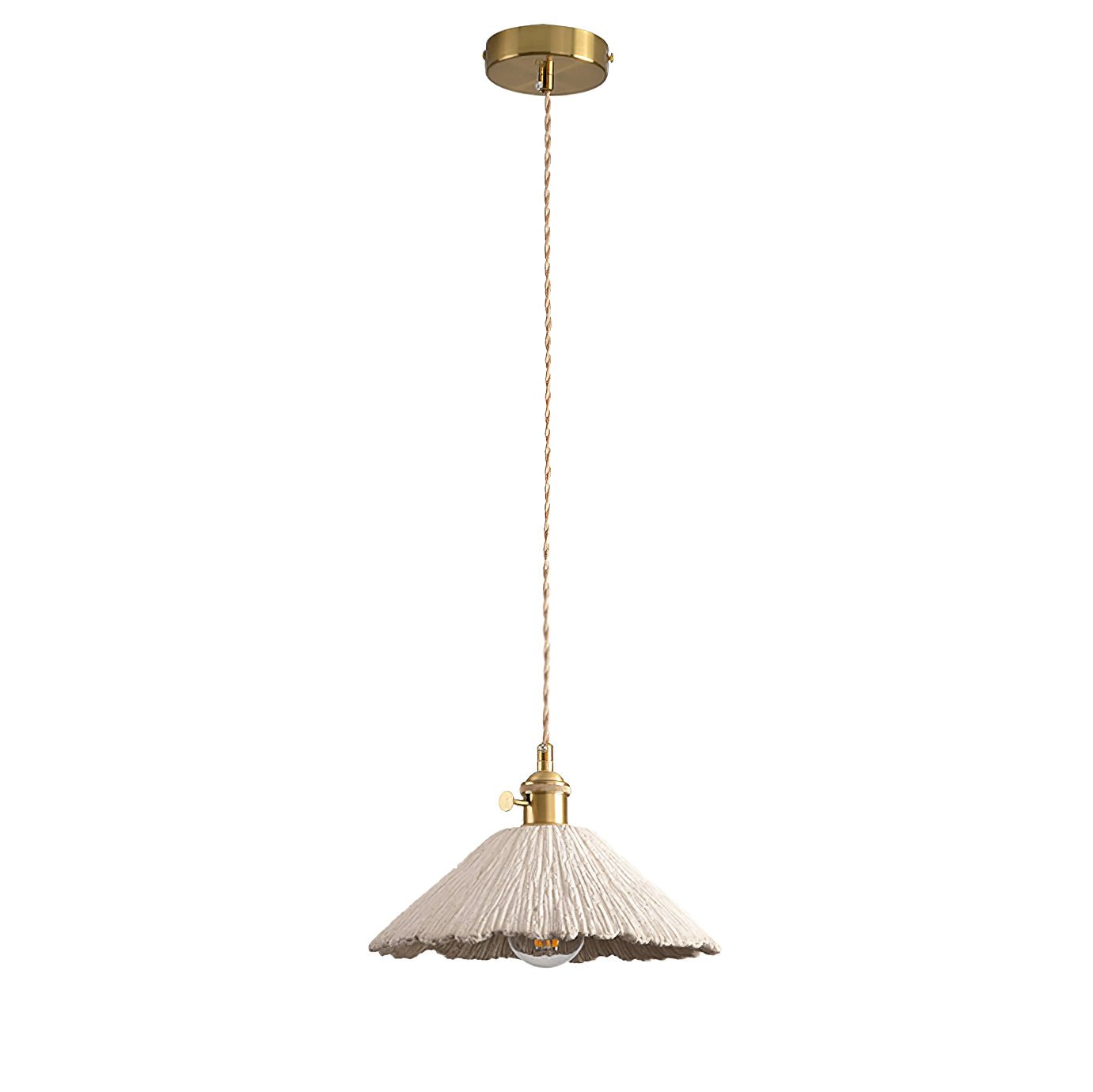 Avi Textured Pendant Lights Cement