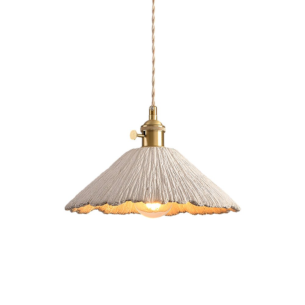 Avi Textured Pendant Lights Cement