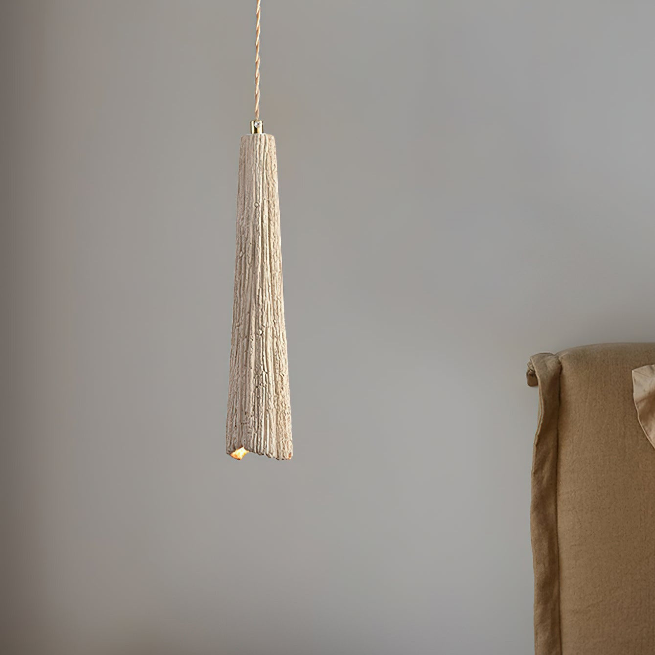 Avi Textured Pendant Lights Cement