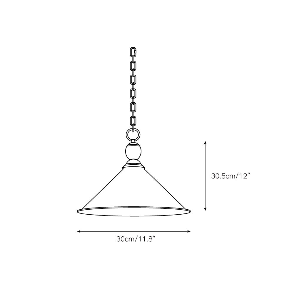 Cemirel Vintage Industrial Brass Pendant Light - Letslighting