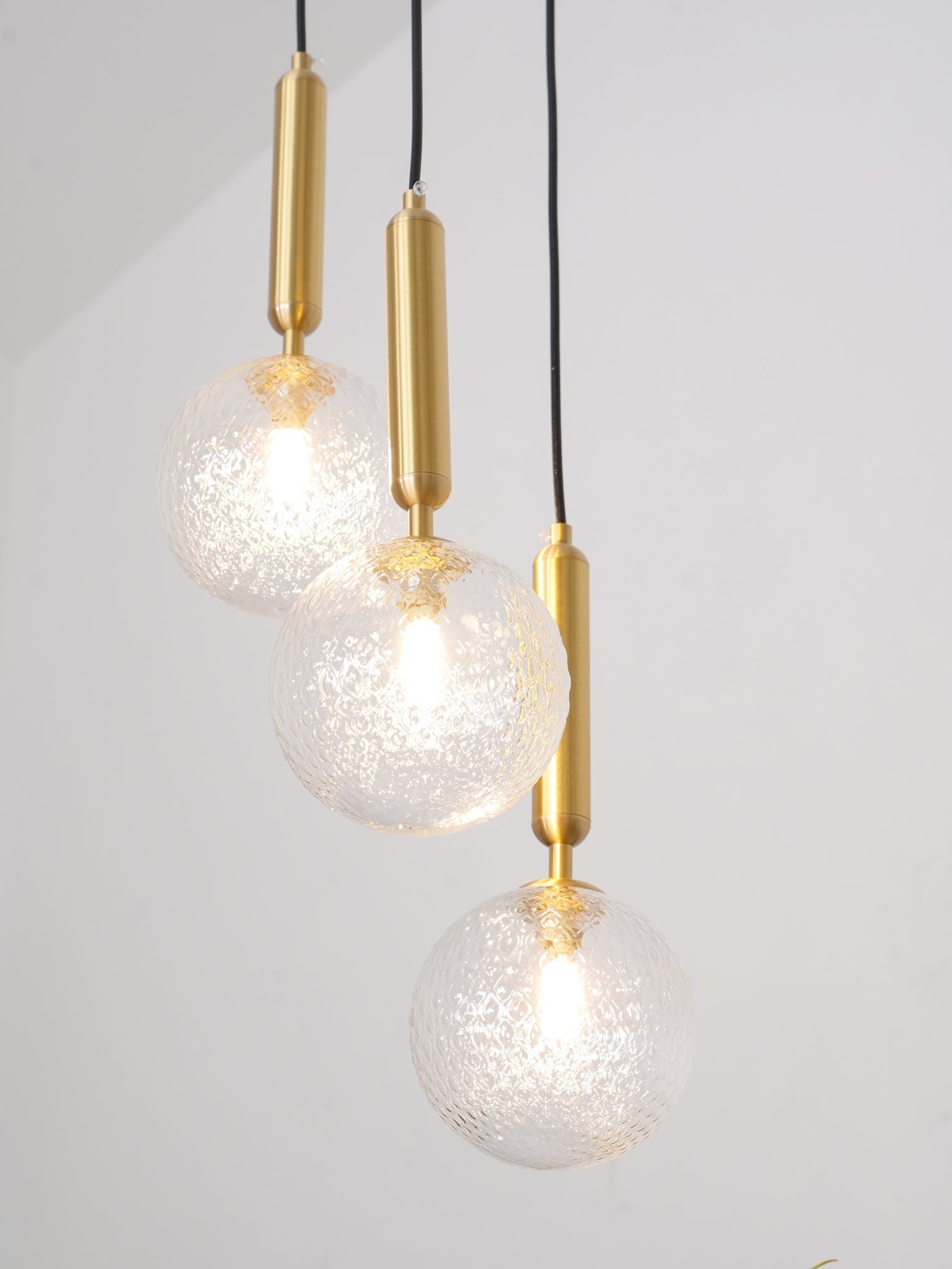 Velain Brass Industrial Pendant Light - Letslighting