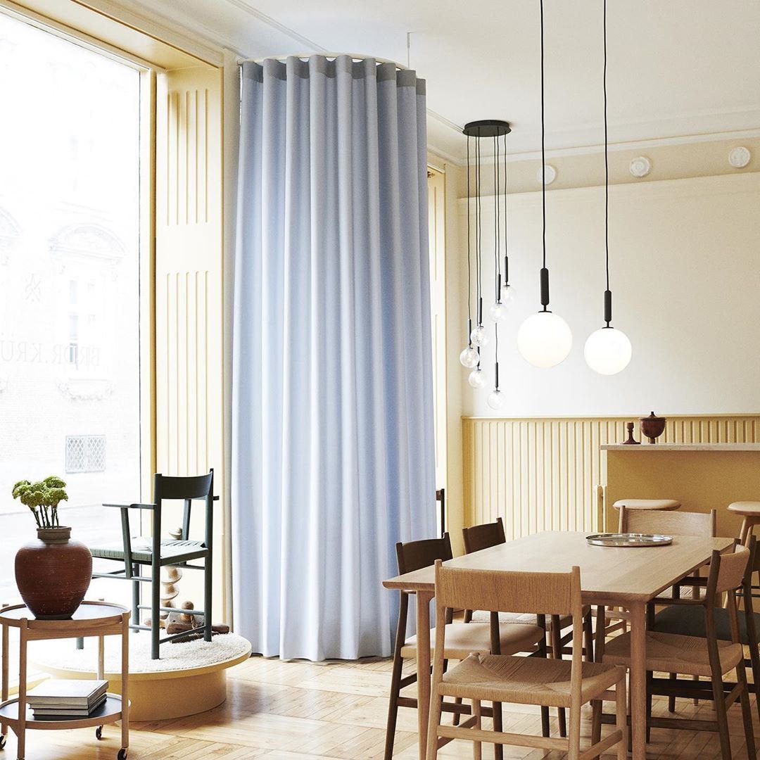 Azorila Modern Minimalist Swag Brass Glass Pendant Light - Letslighting