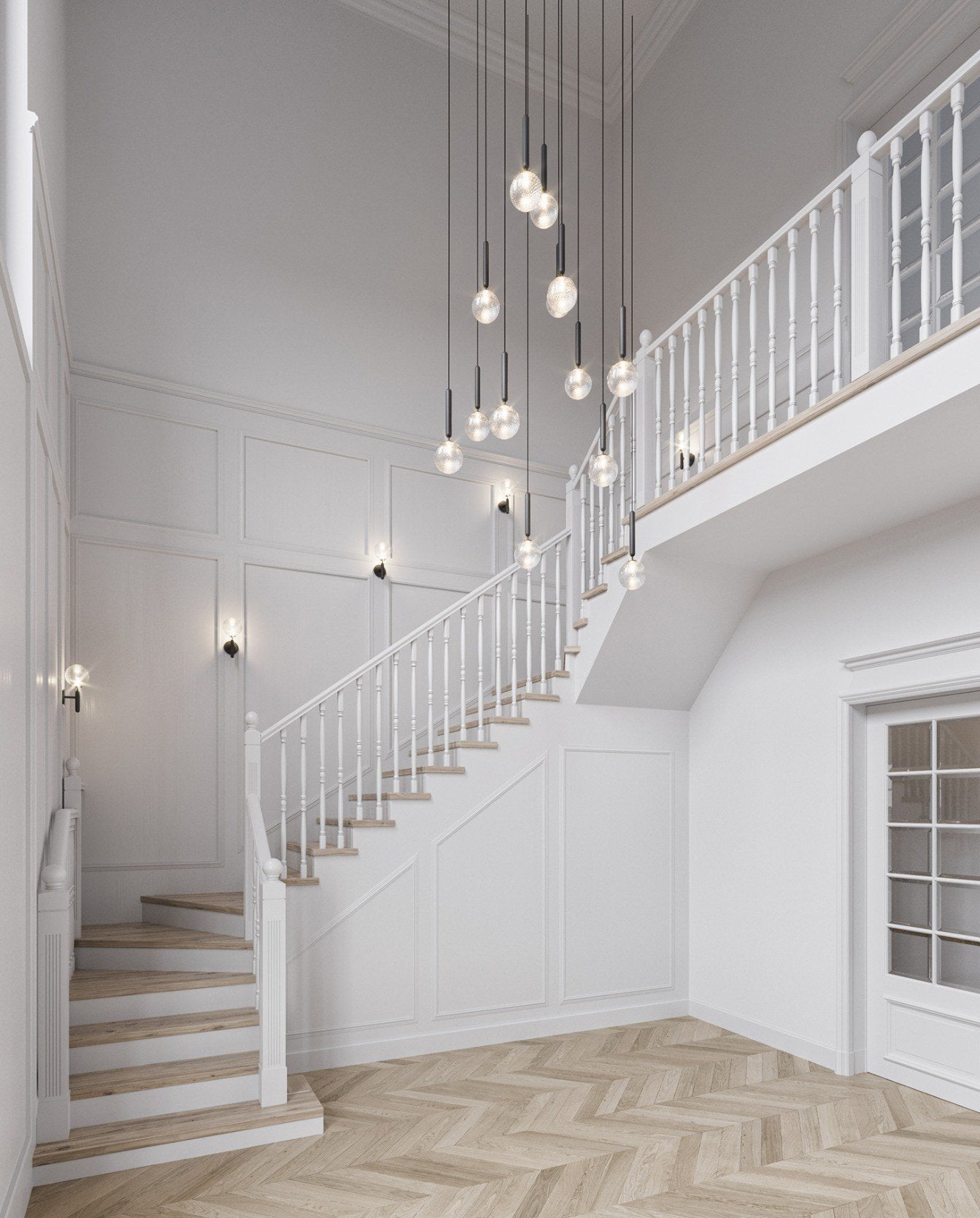 Calyxia Glass Classic Industrial Pendant Light - Letslighting