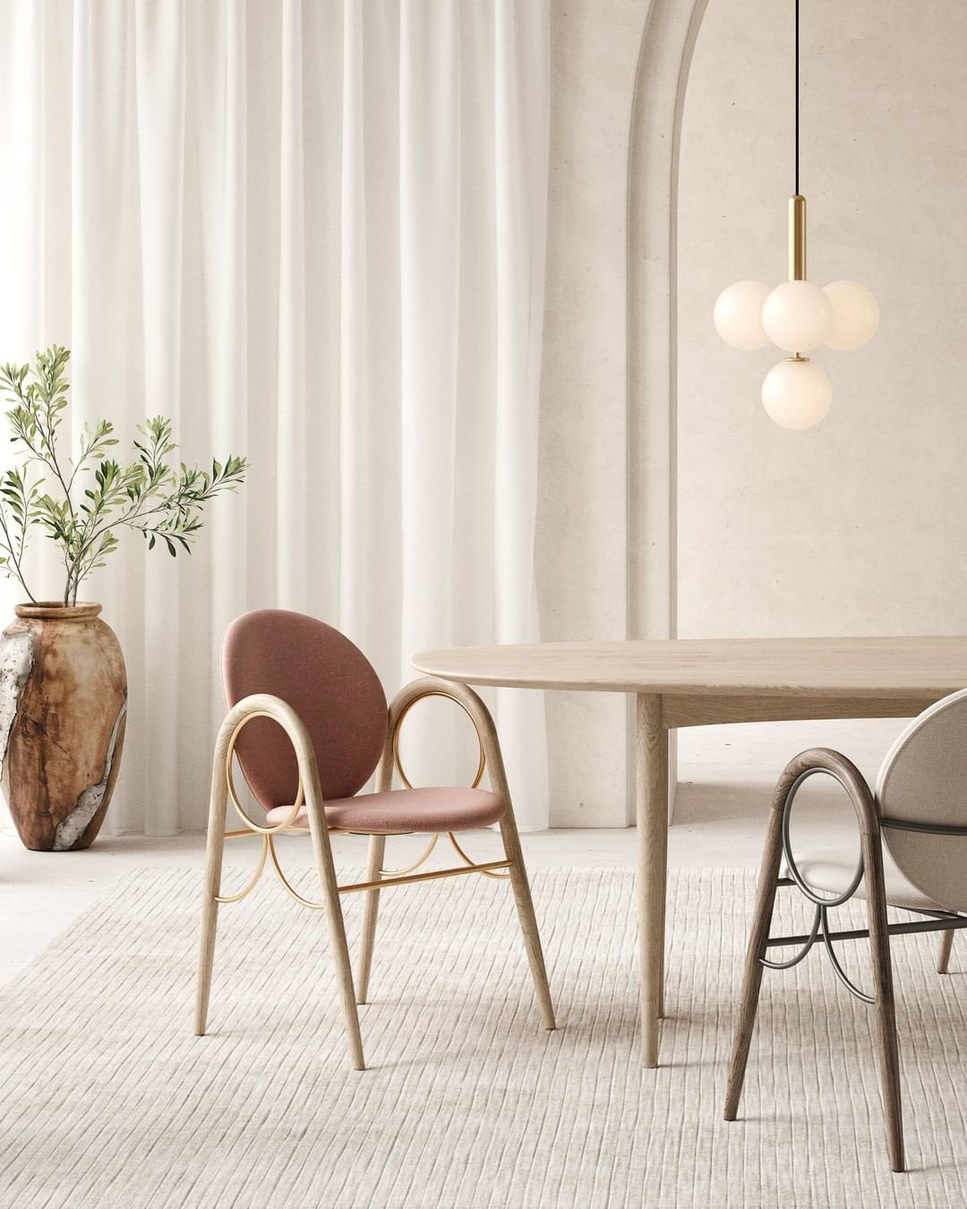 Velain Brass Industrial Pendant Light - Letslighting