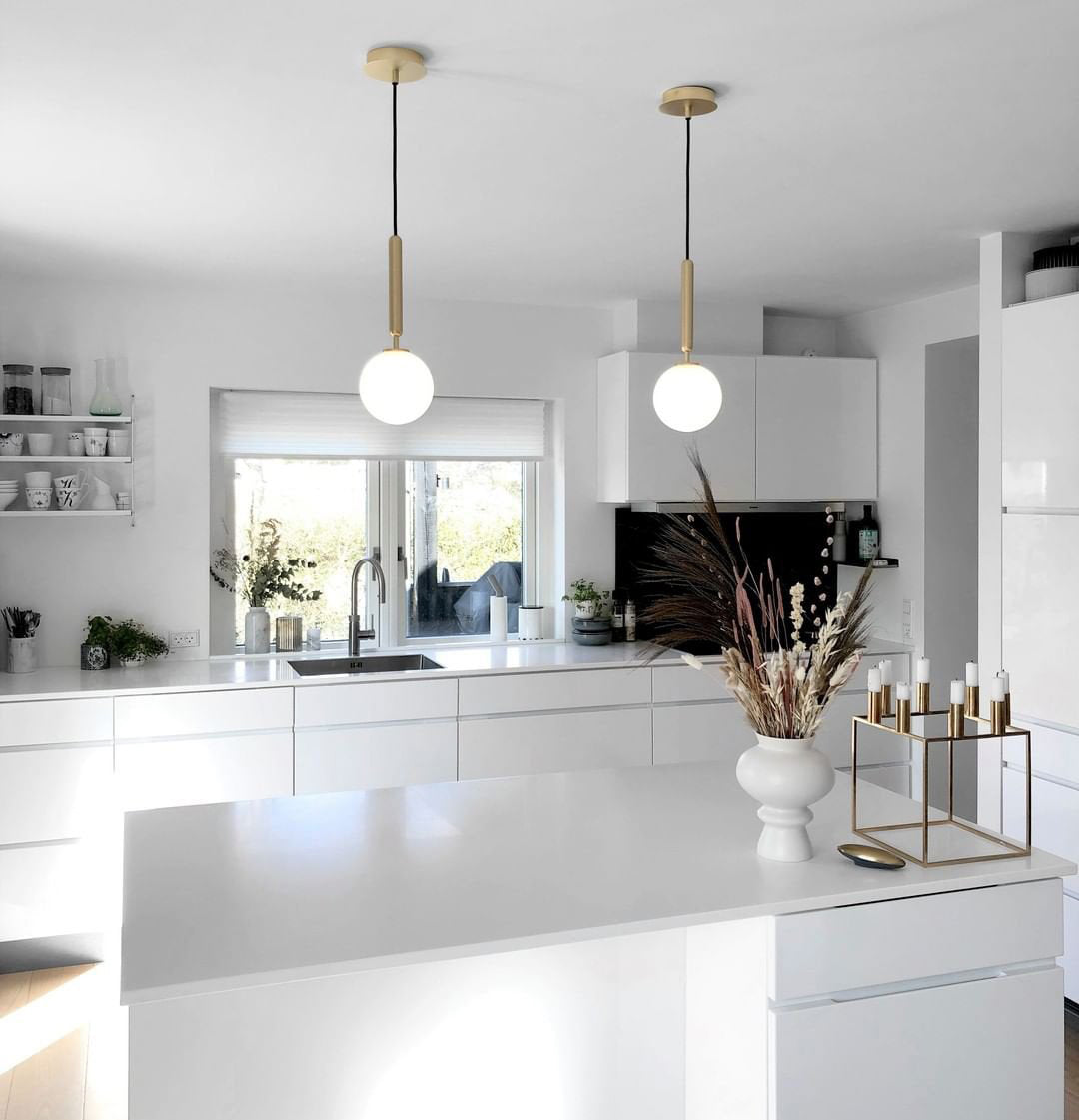 Velain Brass Industrial Pendant Light - Letslighting