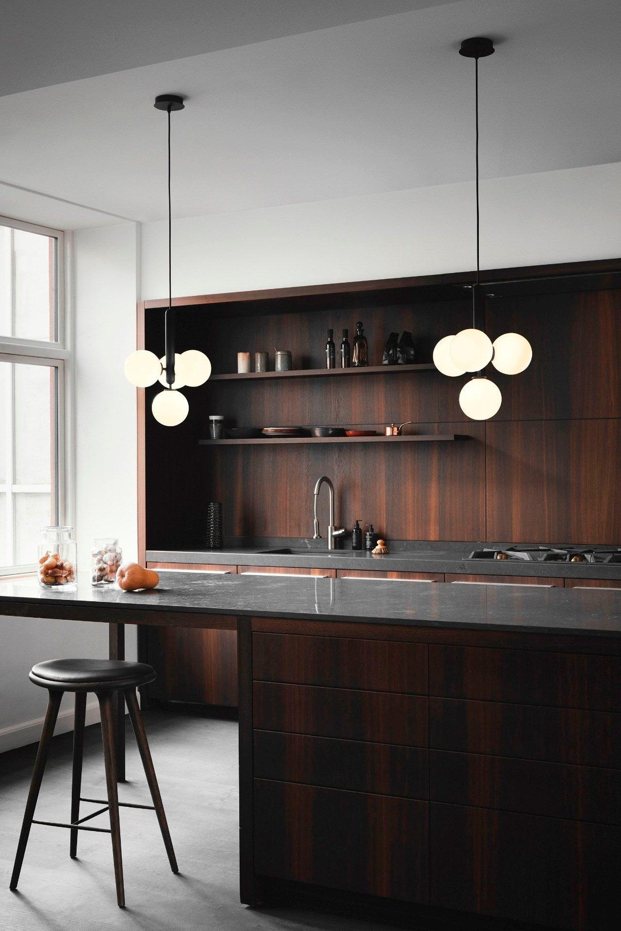 Calyxia Glass Classic Industrial Pendant Light - Letslighting