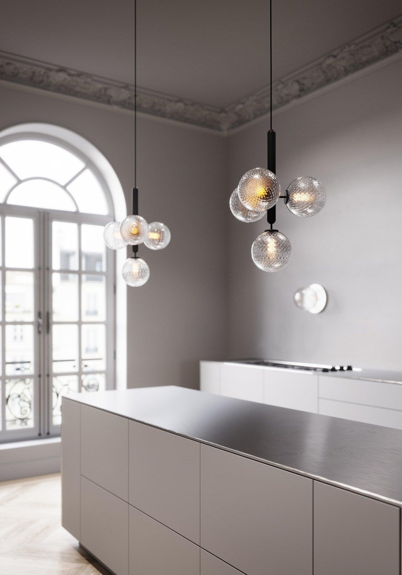 Calyxia Glass Classic Industrial Pendant Light - Letslighting