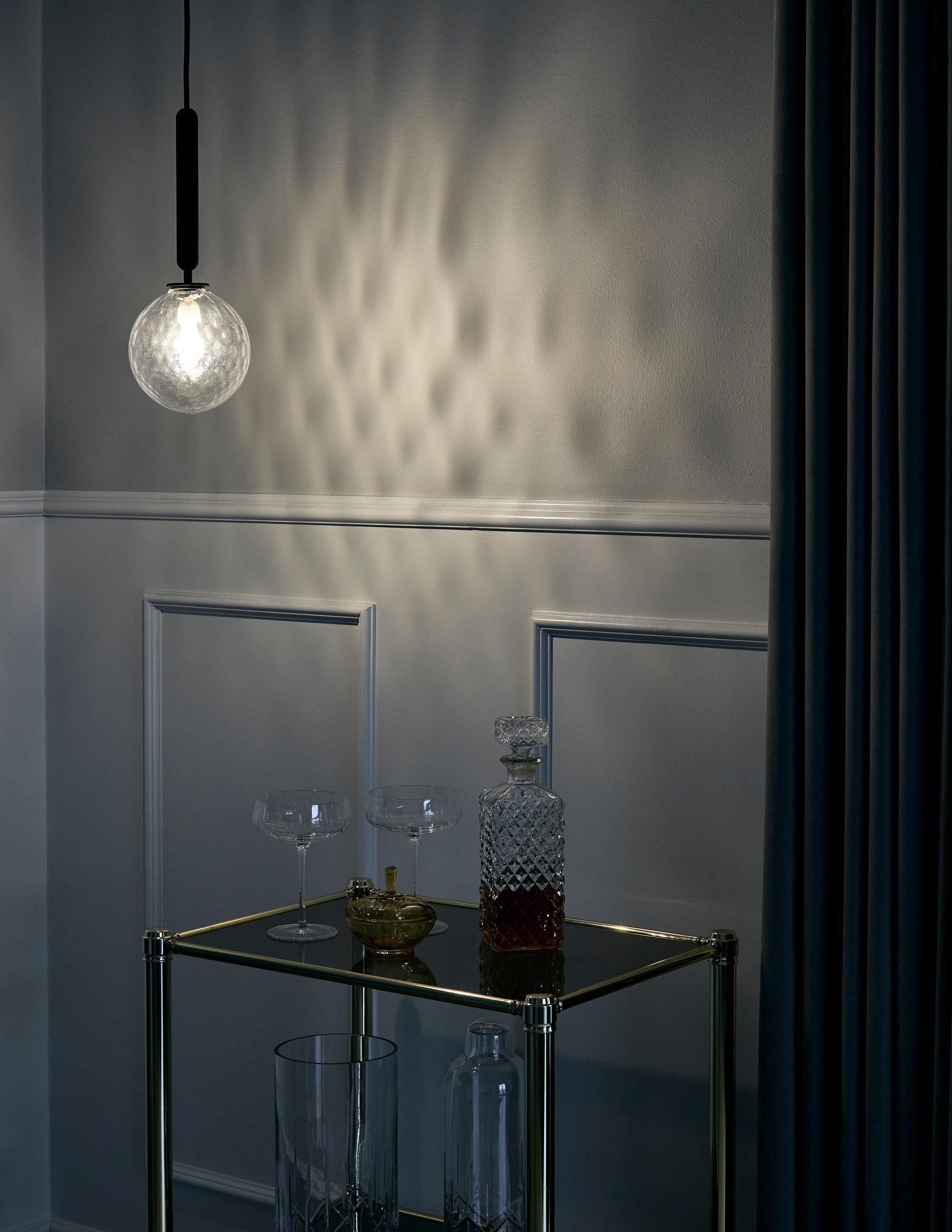 Velain Brass Industrial Pendant Light - Letslighting