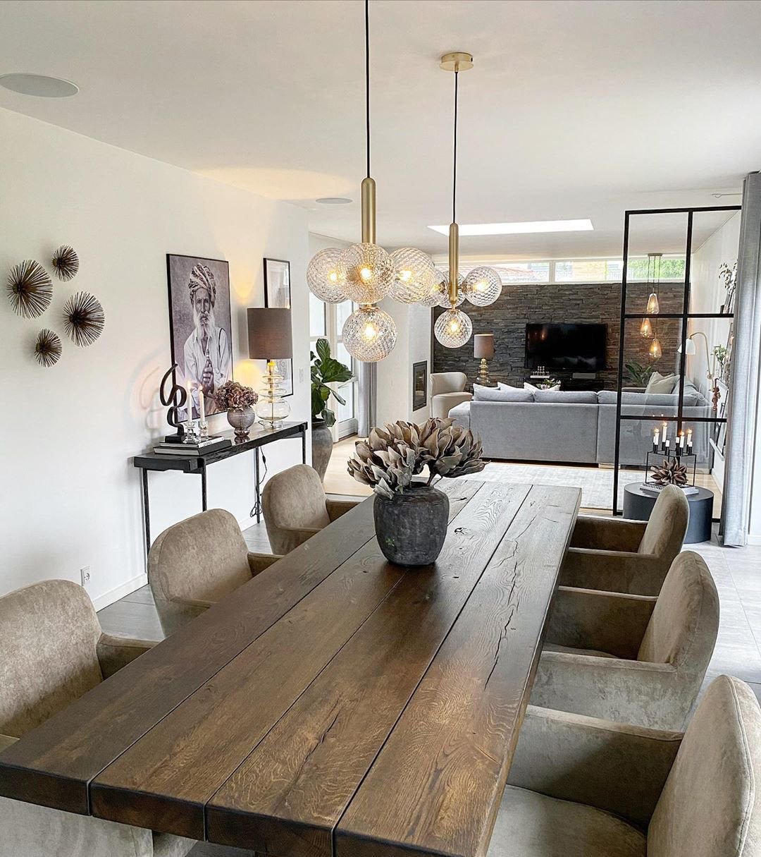 Velain Brass Industrial Pendant Light - Letslighting